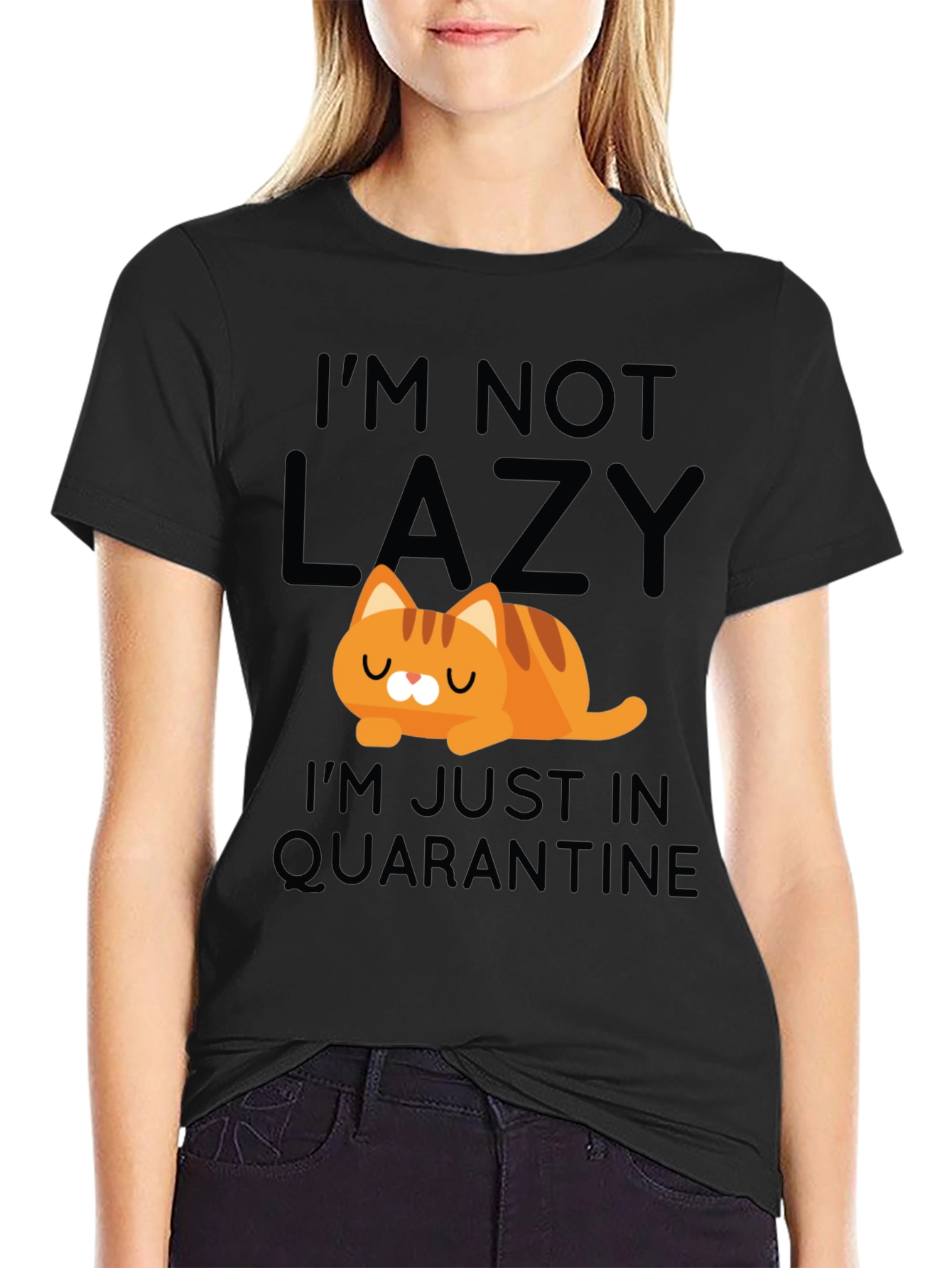 Funny Cat Quarantine T-Shirt