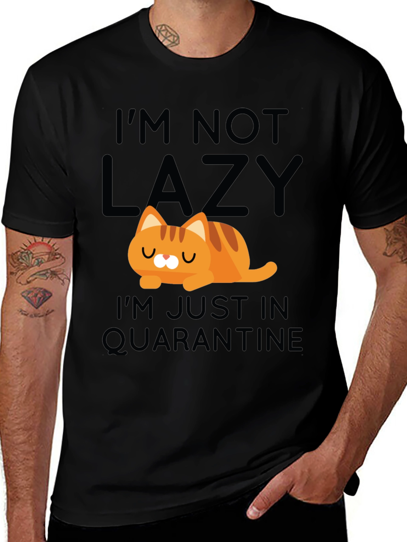 Funny Cat Quarantine T-Shirt