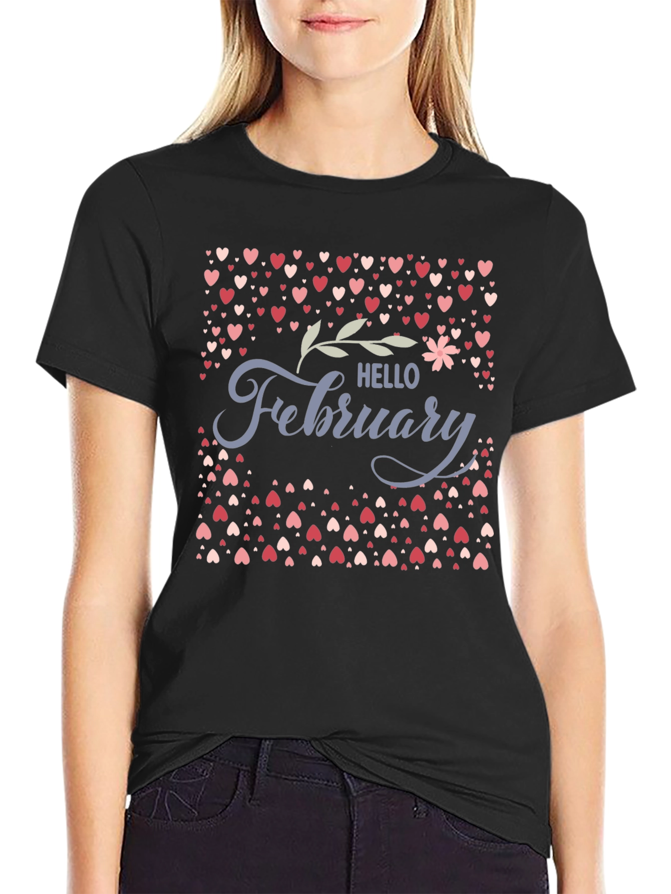 Hello February Heart T-Shirt