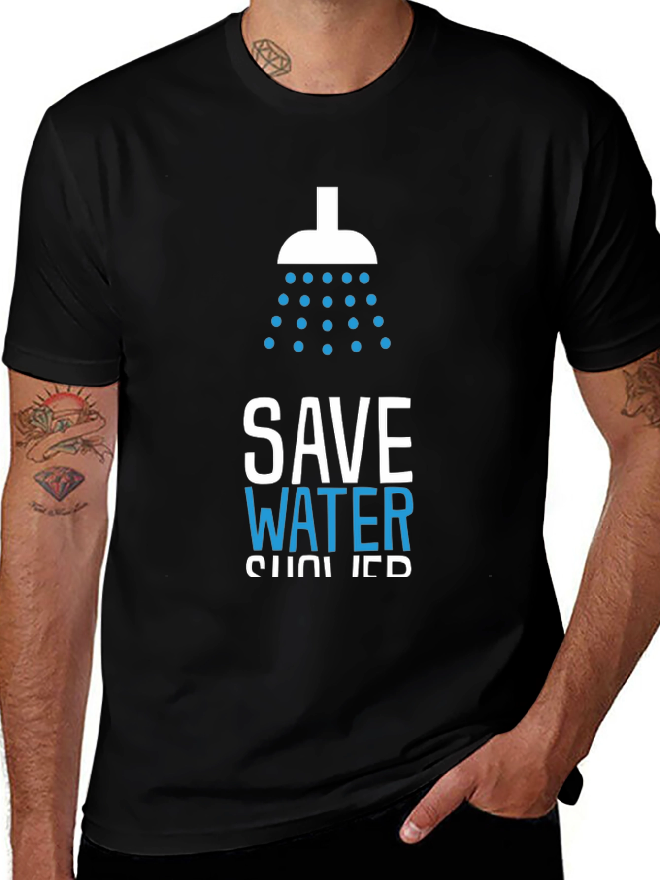 Save Water Shower Graphic Tee