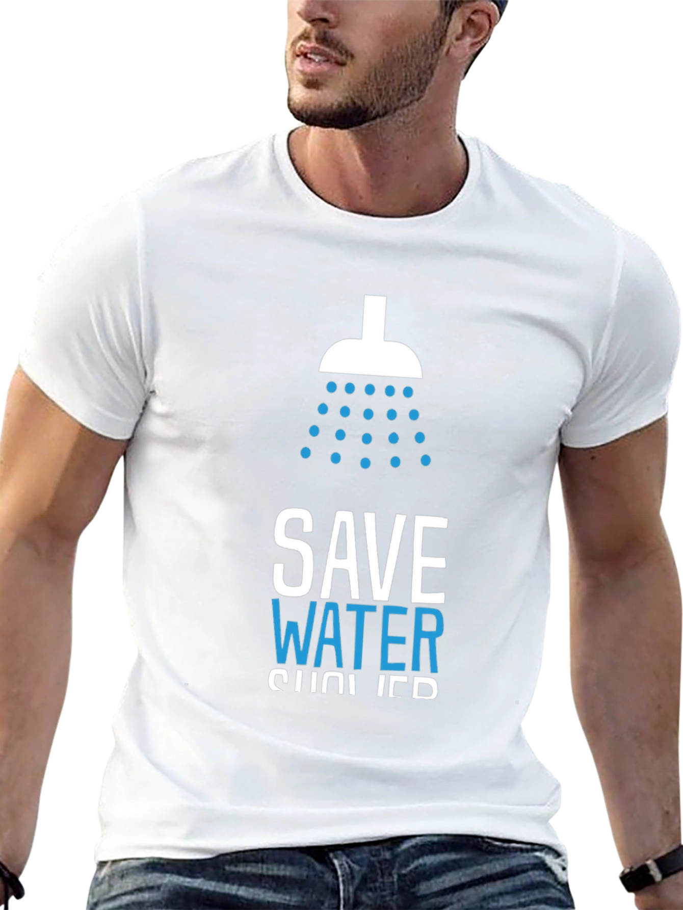 Save Water Shower Graphic Tee