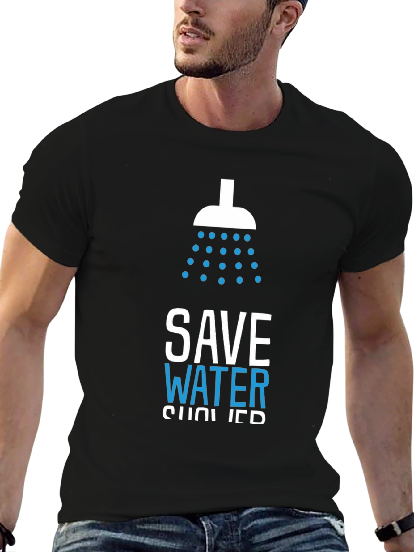 Save Water Shower Graphic Tee
