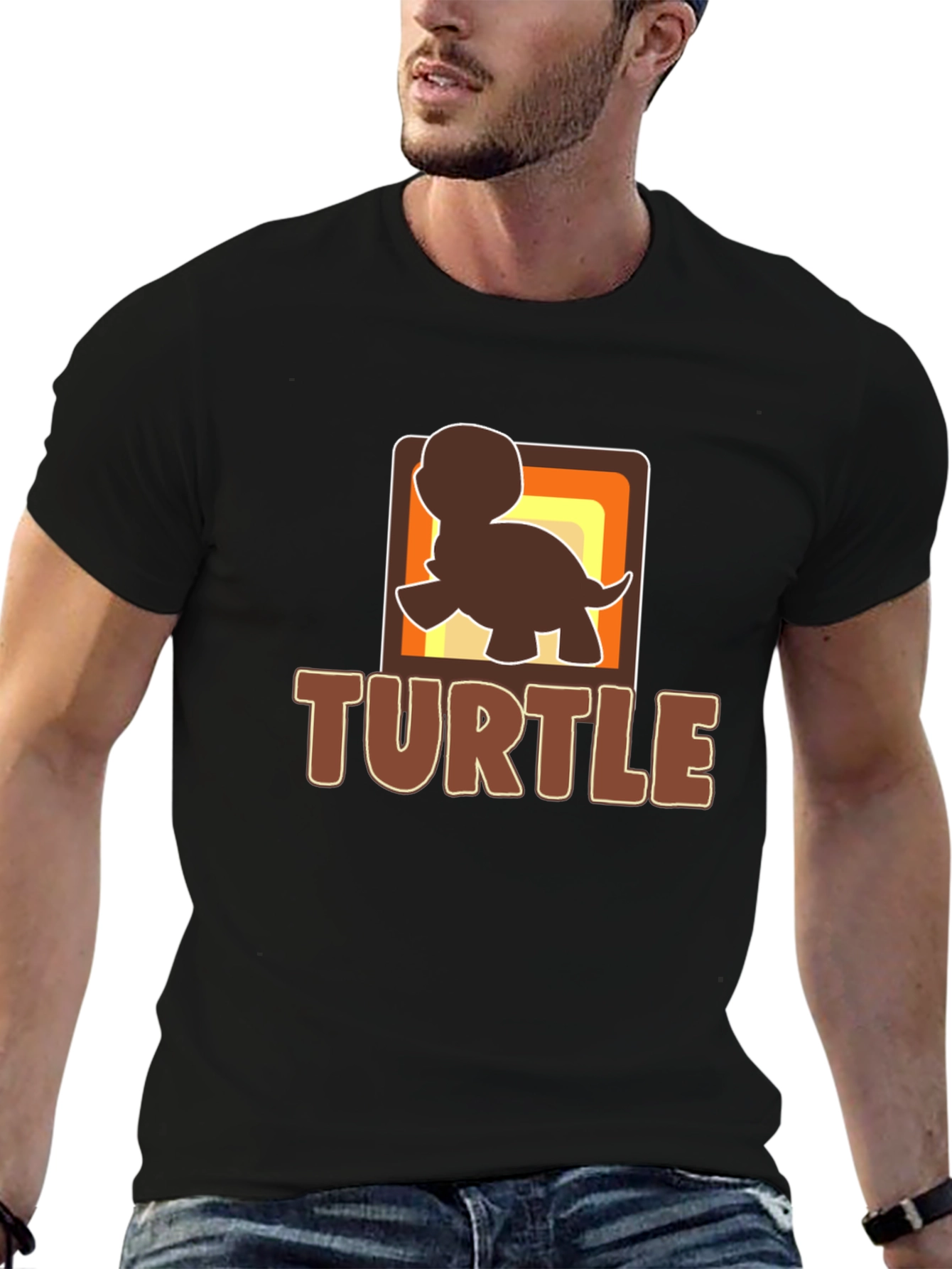Retro Turtle Graphic T-Shirt