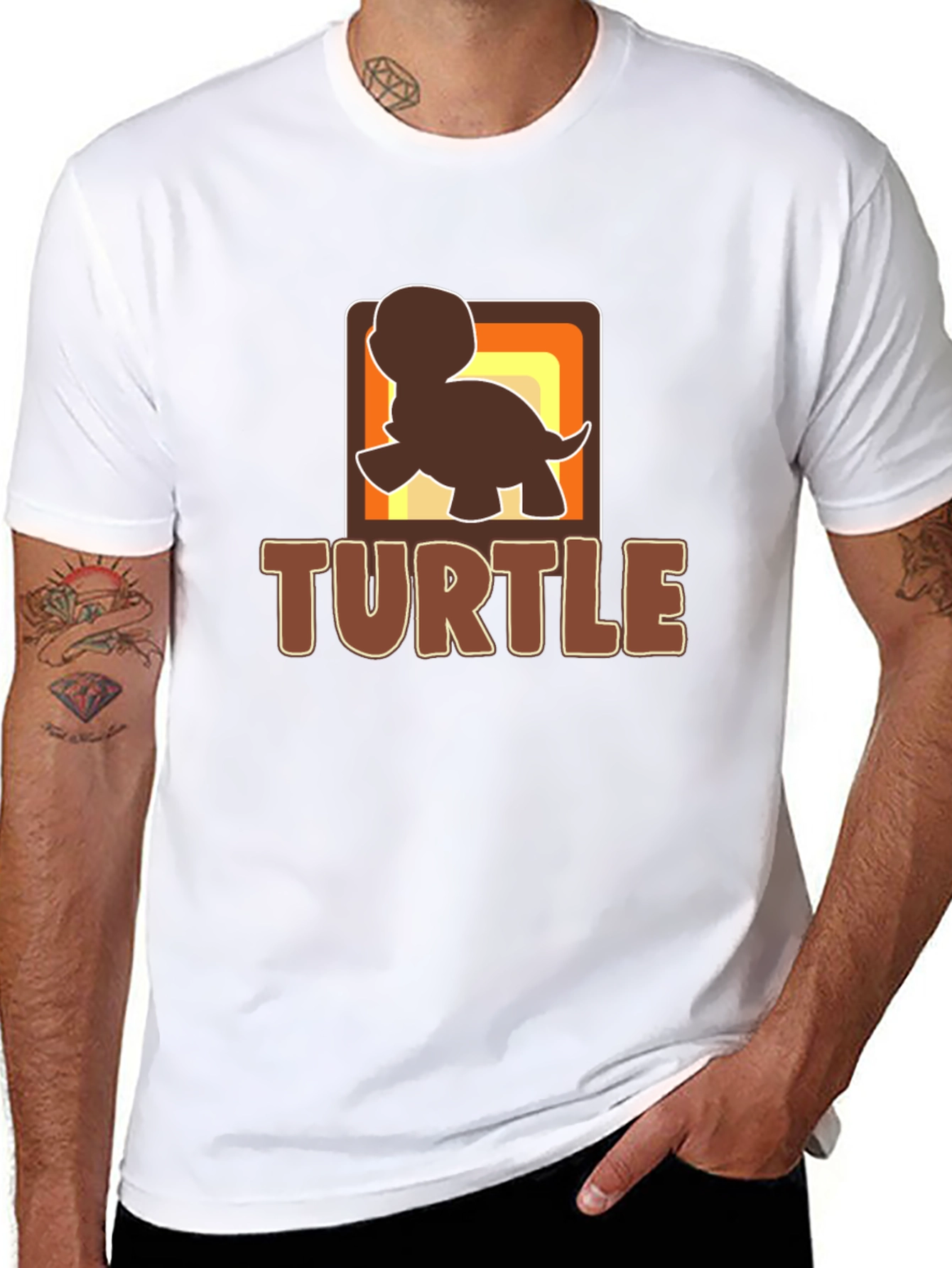 Retro Turtle Graphic T-Shirt