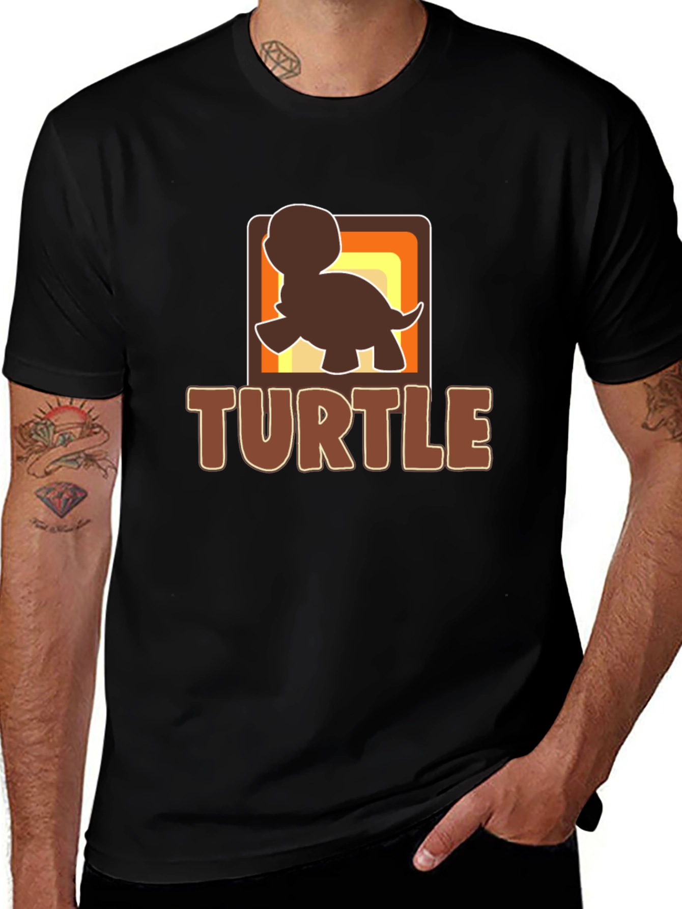 Retro Turtle Graphic T-Shirt