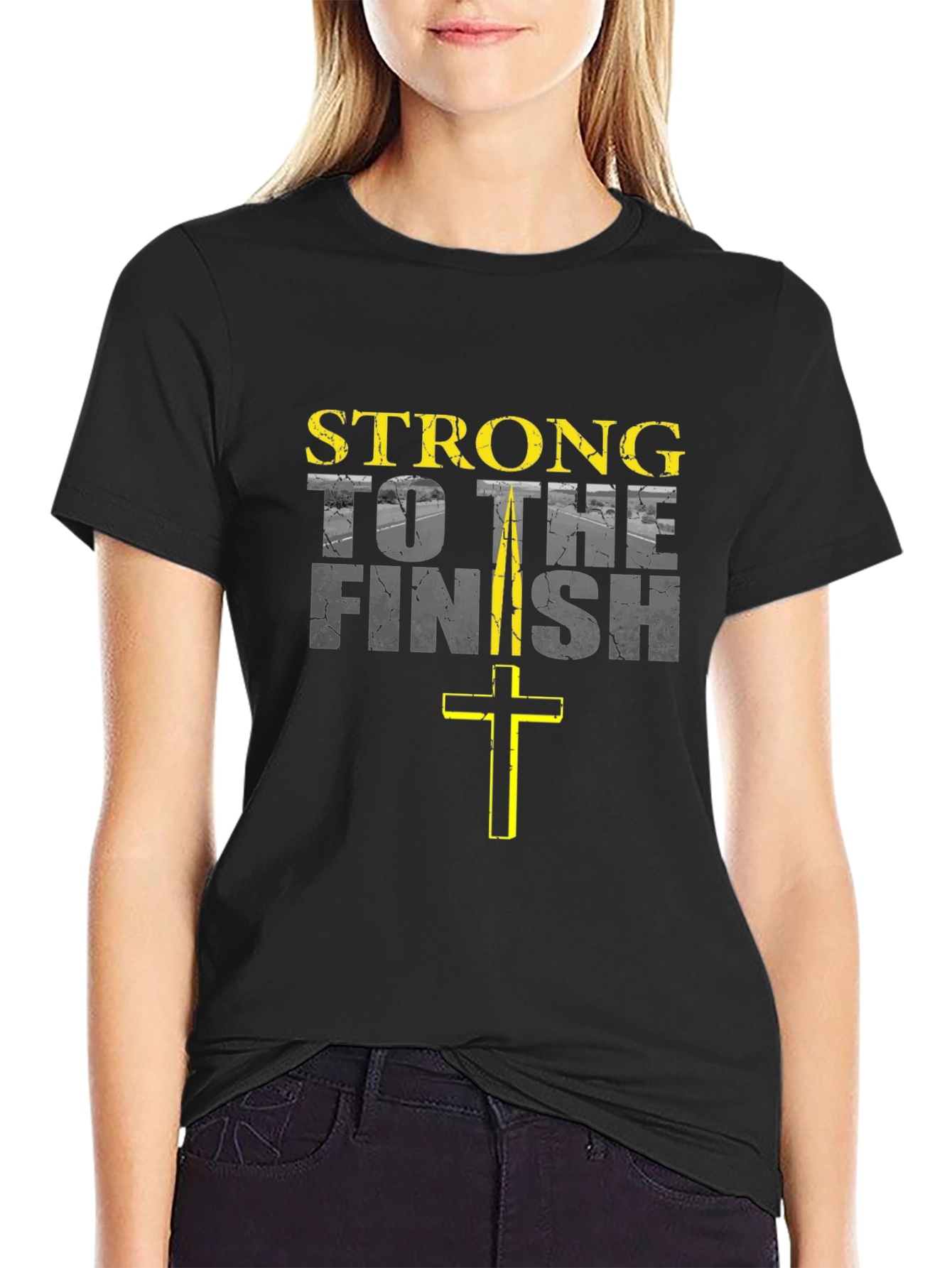 Strong to the Finish Graphic T-Shirt