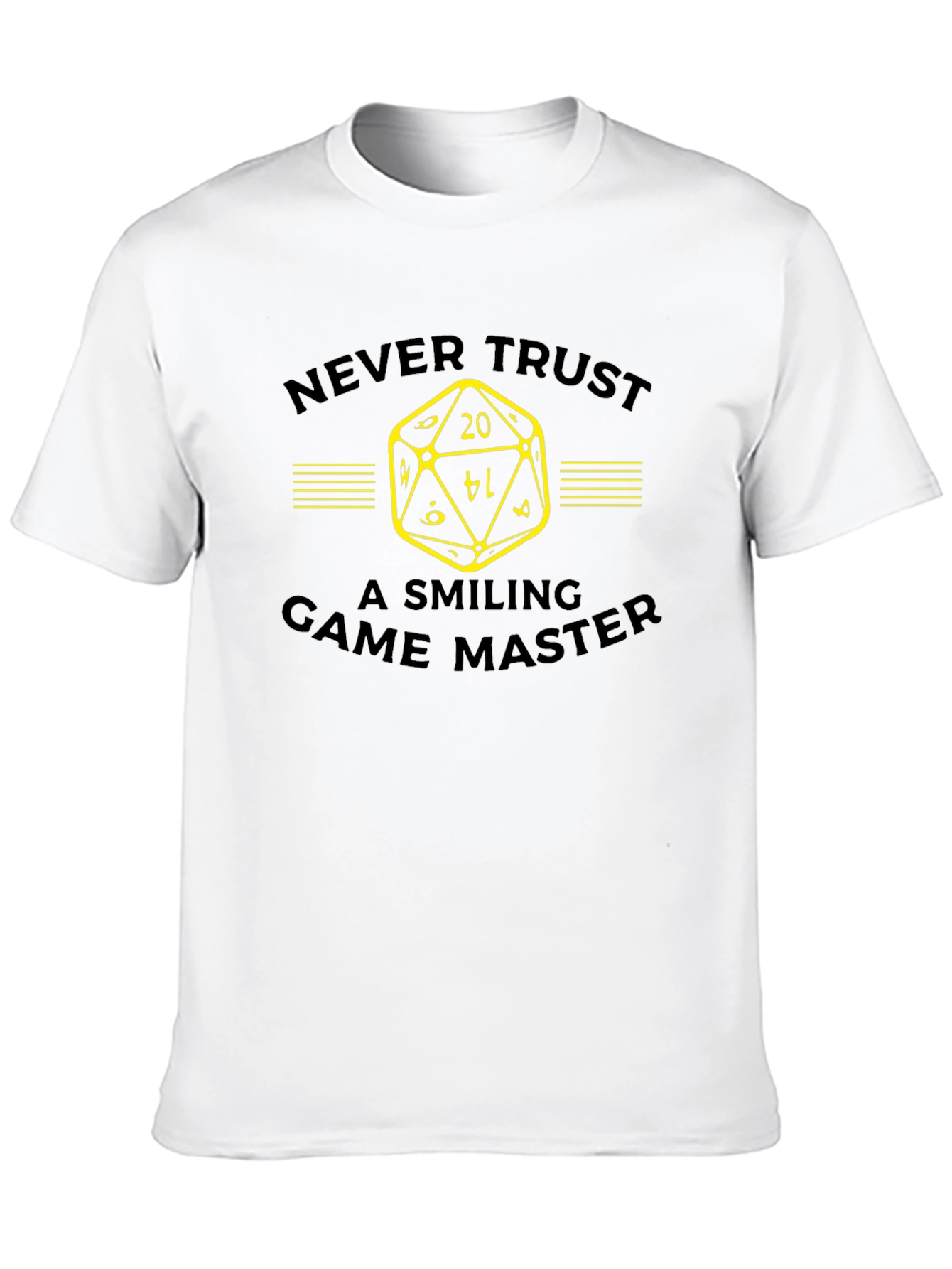 Never Trust Smiling Game Master T-Shirt