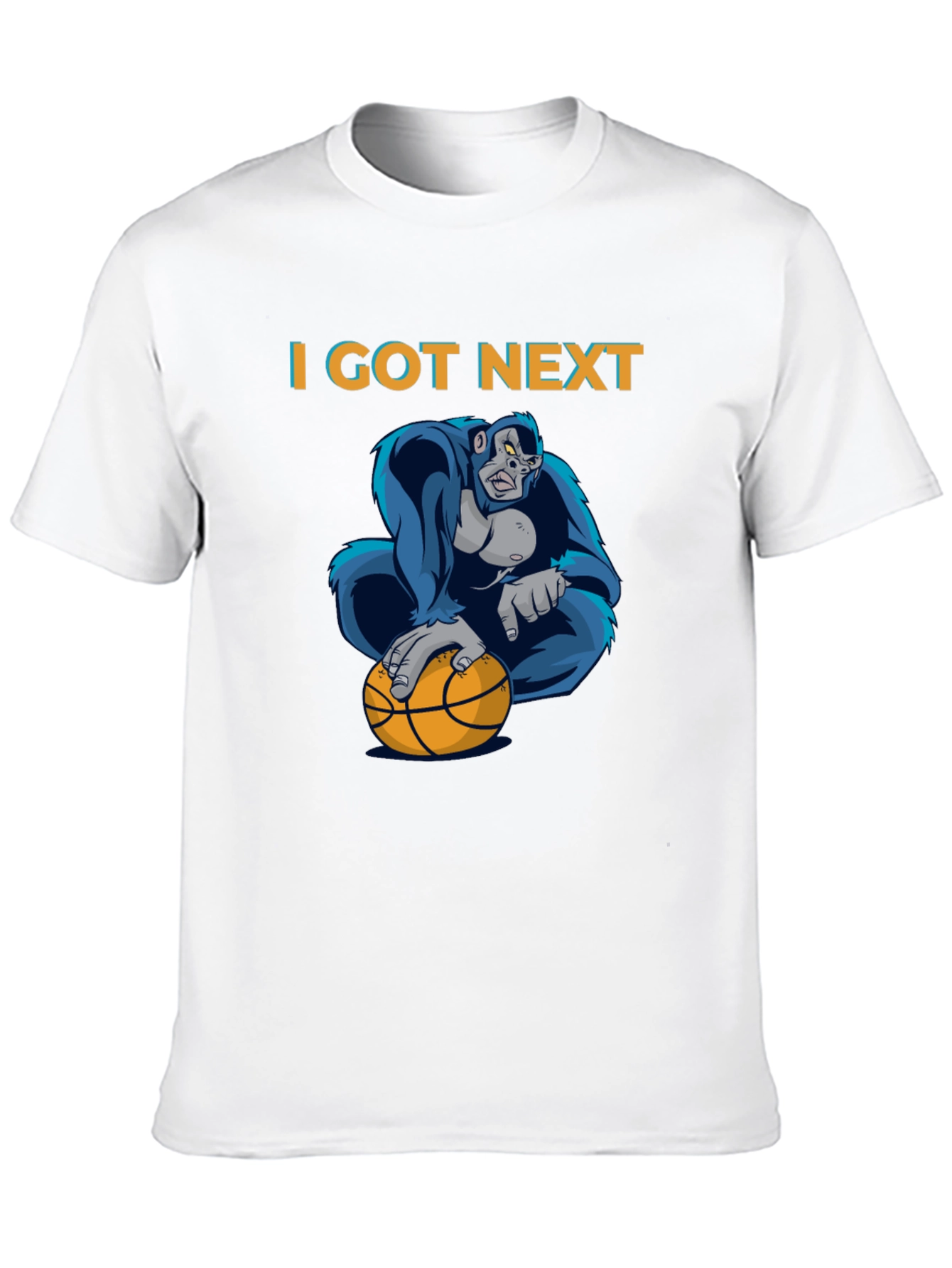 I Got Next Gorilla Basketball Graphic T-Shirt