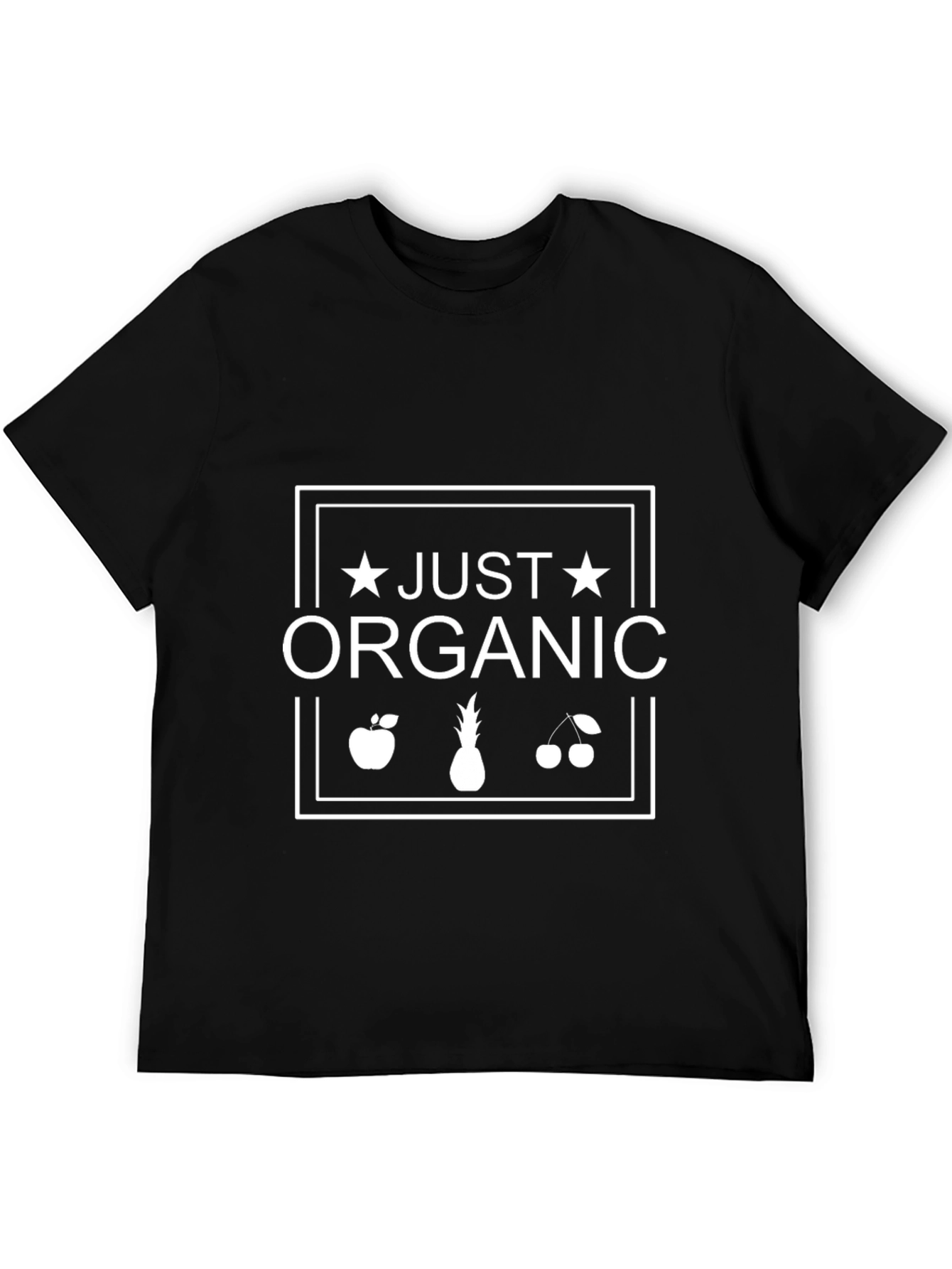 Just Organic Graphic T-Shirt - Black