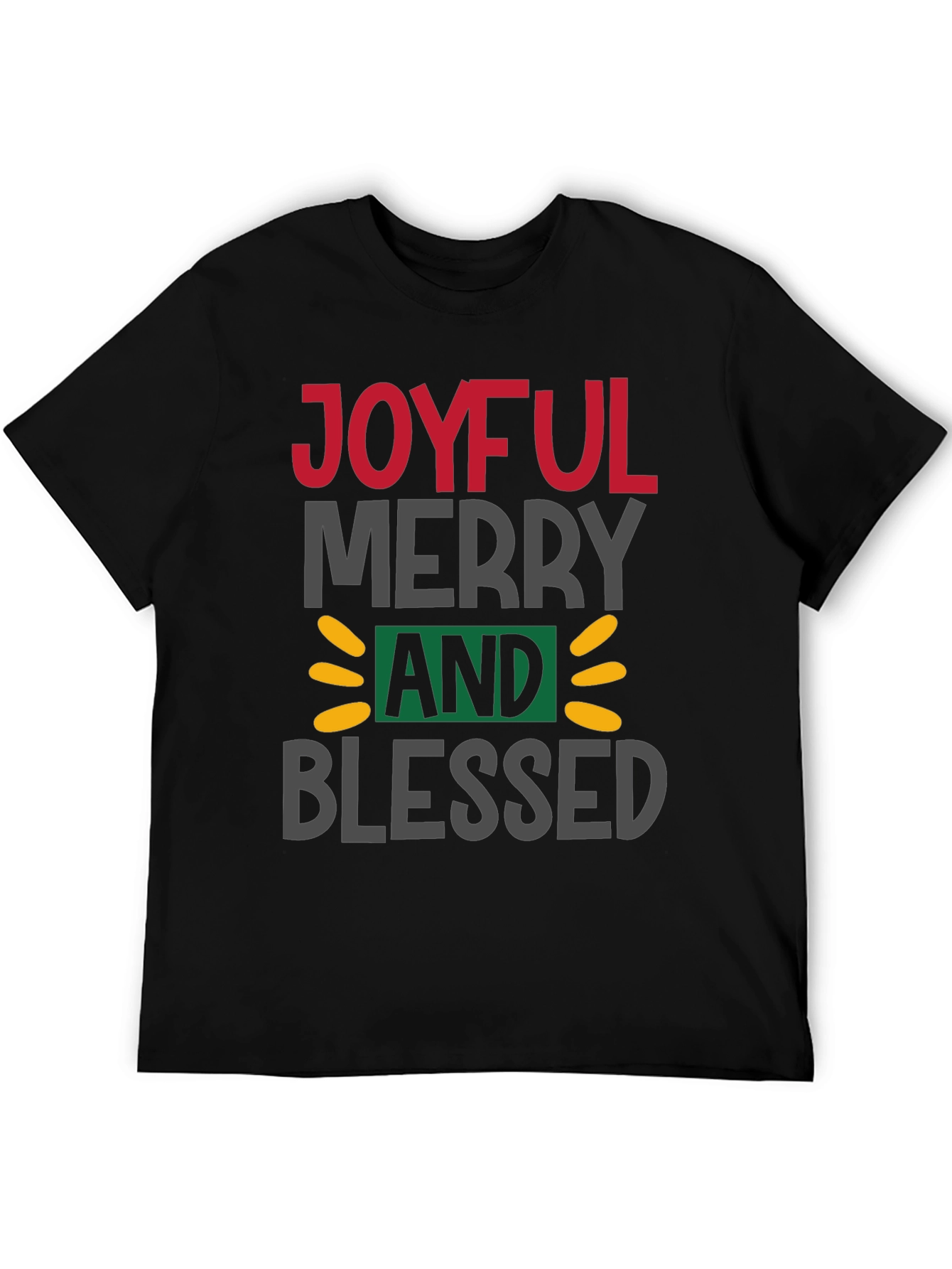 Joyful Merry and Blessed Graphic Tee