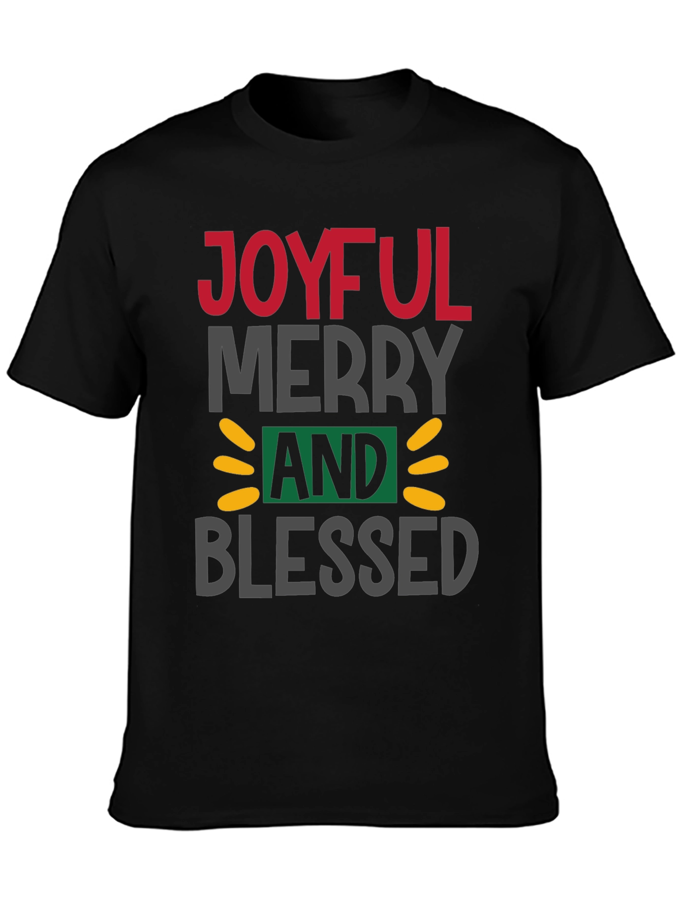Joyful Merry and Blessed Graphic Tee