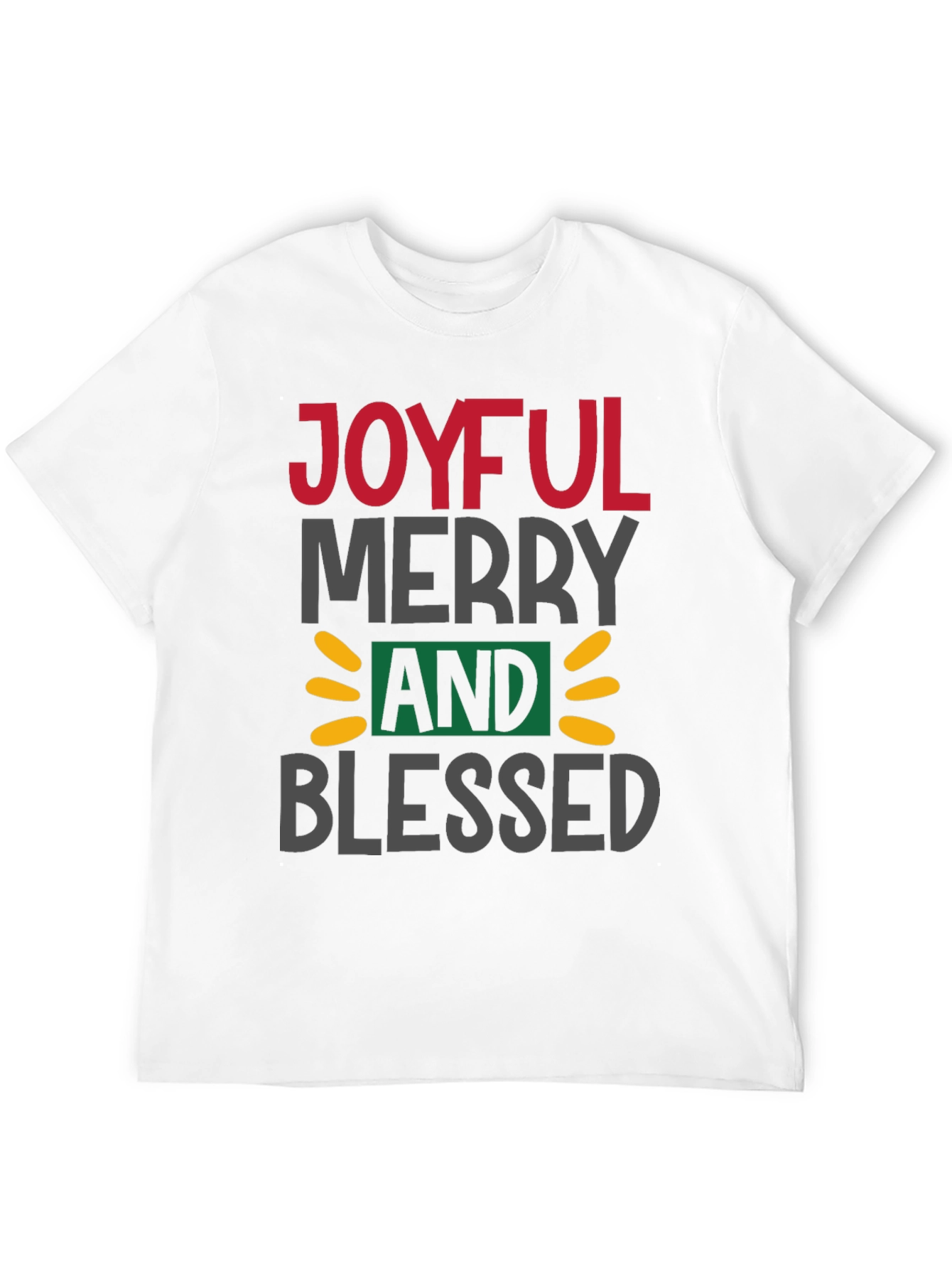 Joyful Merry and Blessed Graphic Tee