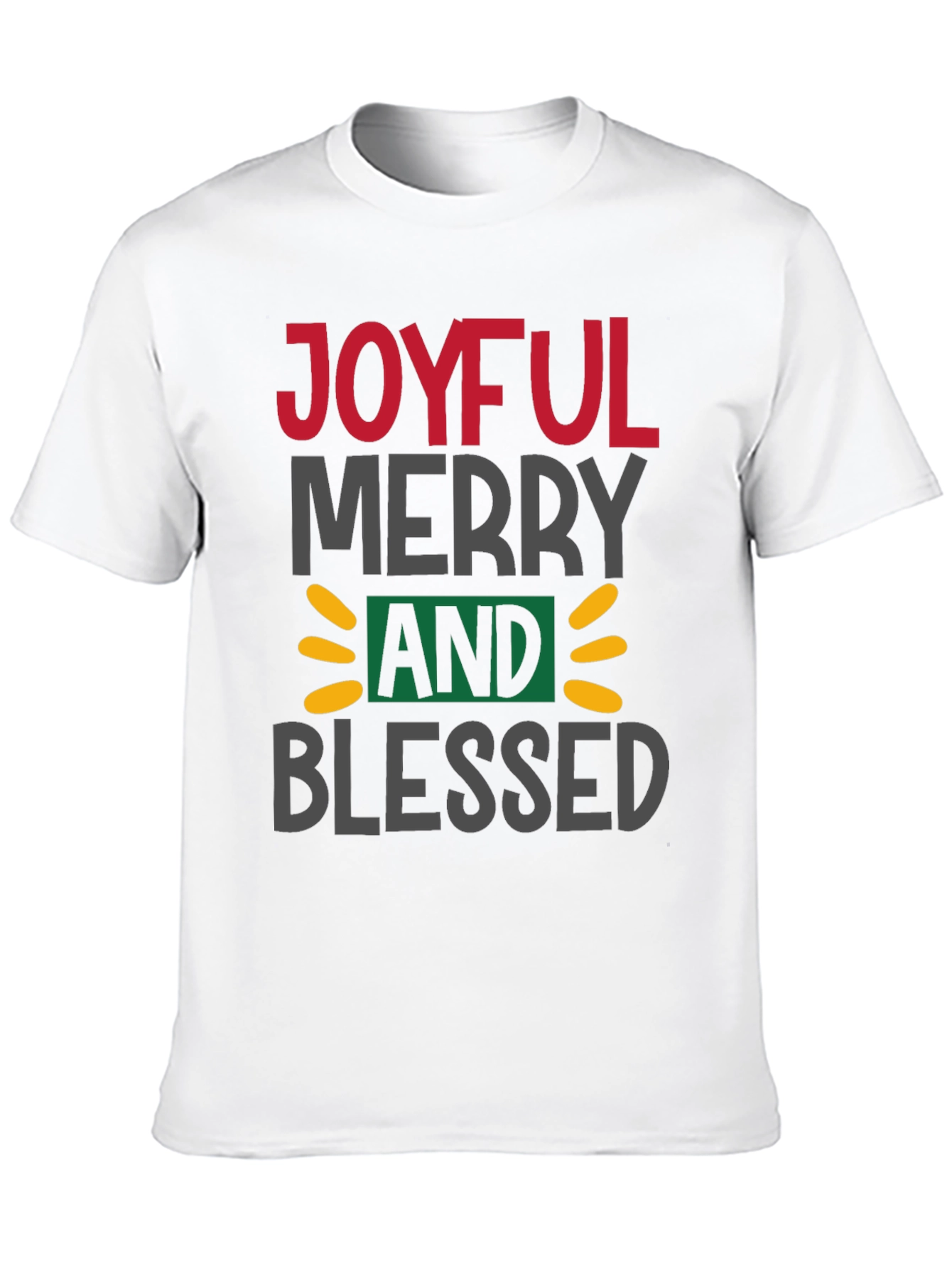 Joyful Merry and Blessed Graphic Tee