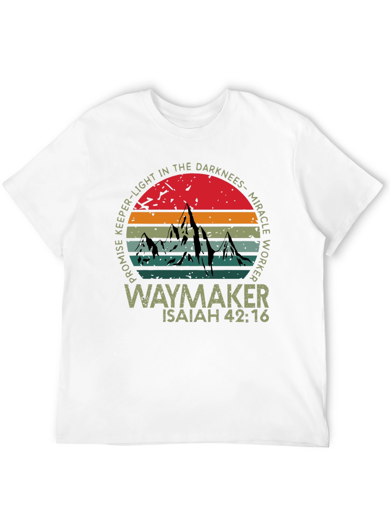 Waymaker Graphic Tee - Isaiah 42:16 Christian Shirt