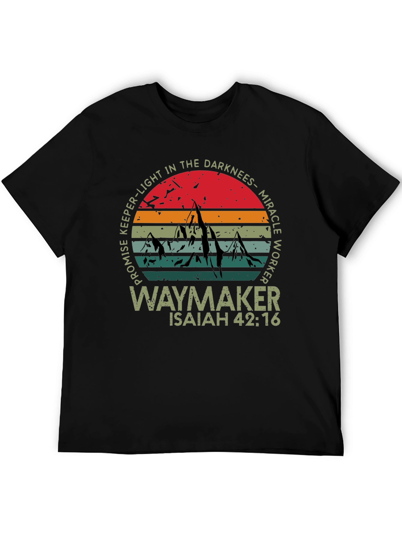 Waymaker Graphic Tee - Isaiah 42:16 Christian Shirt