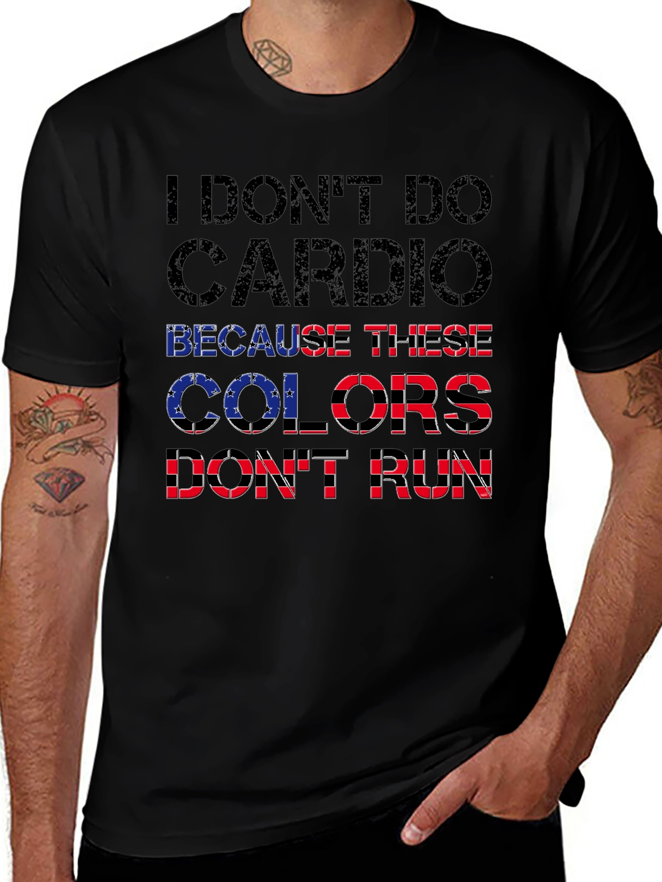 I Dont Do Cardio Graphic T-Shirt