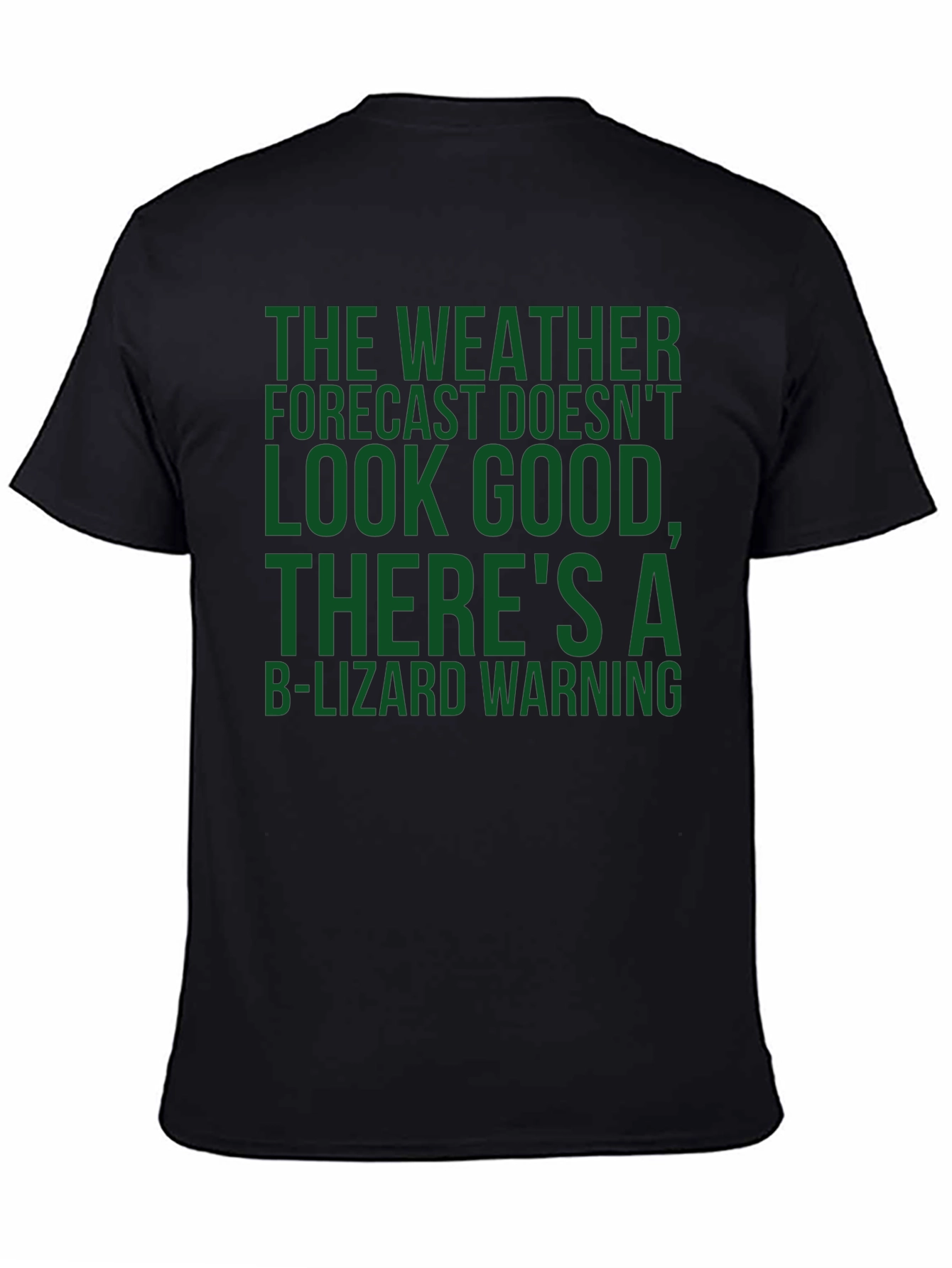 B-Lizard Warning Novelty T-Shirt