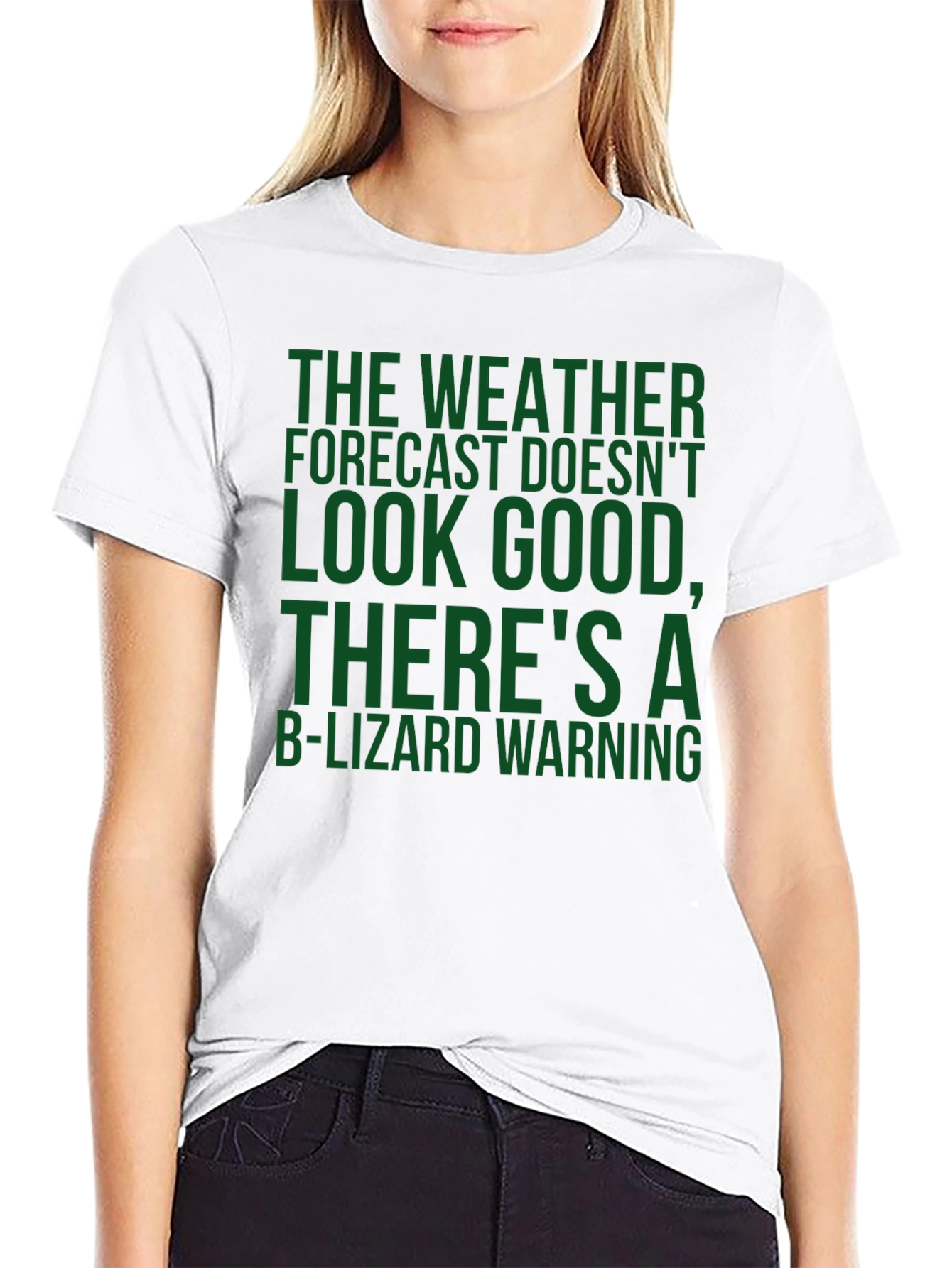 B-Lizard Warning Novelty T-Shirt
