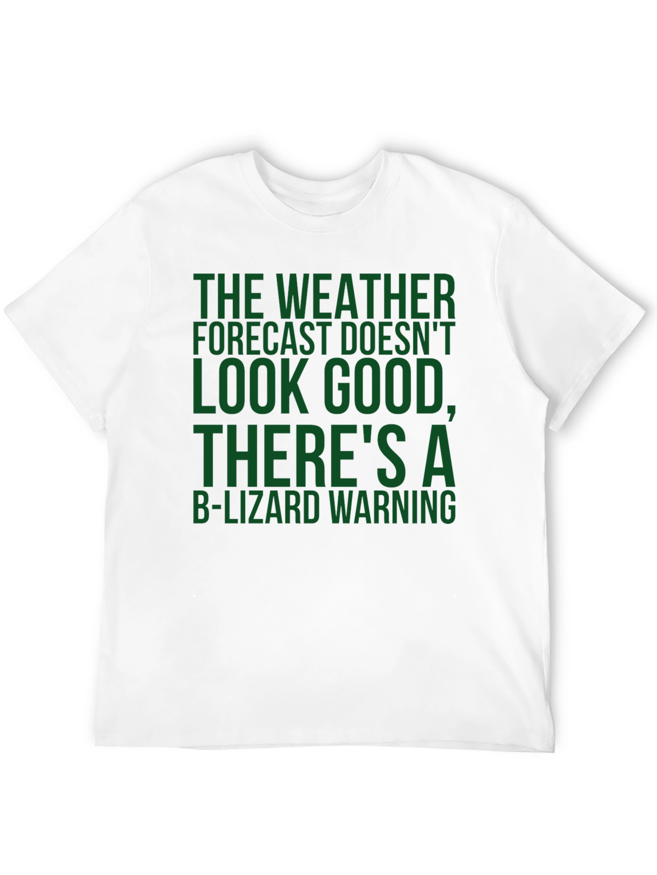 B-Lizard Warning Novelty T-Shirt