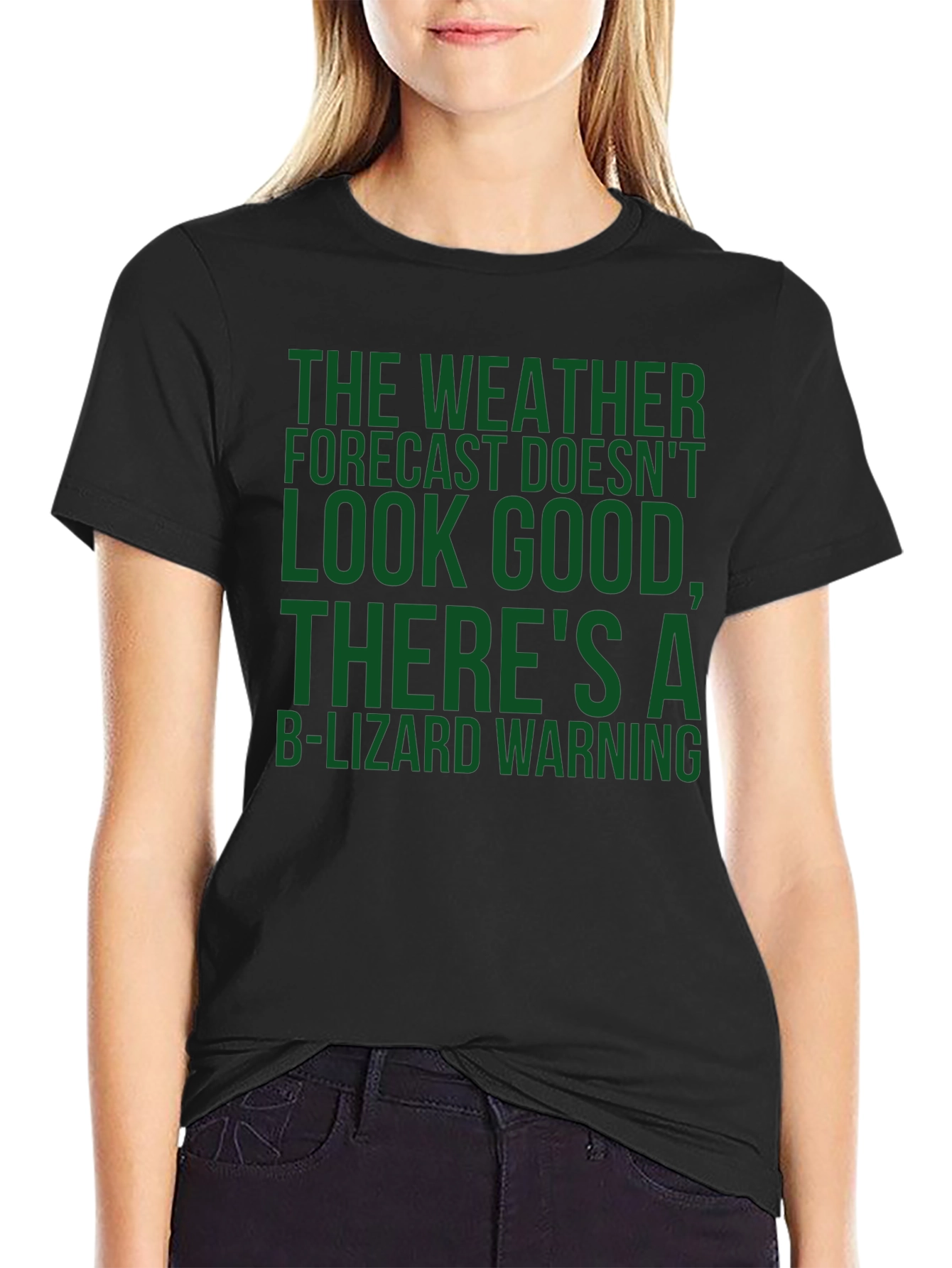 B-Lizard Warning Novelty T-Shirt
