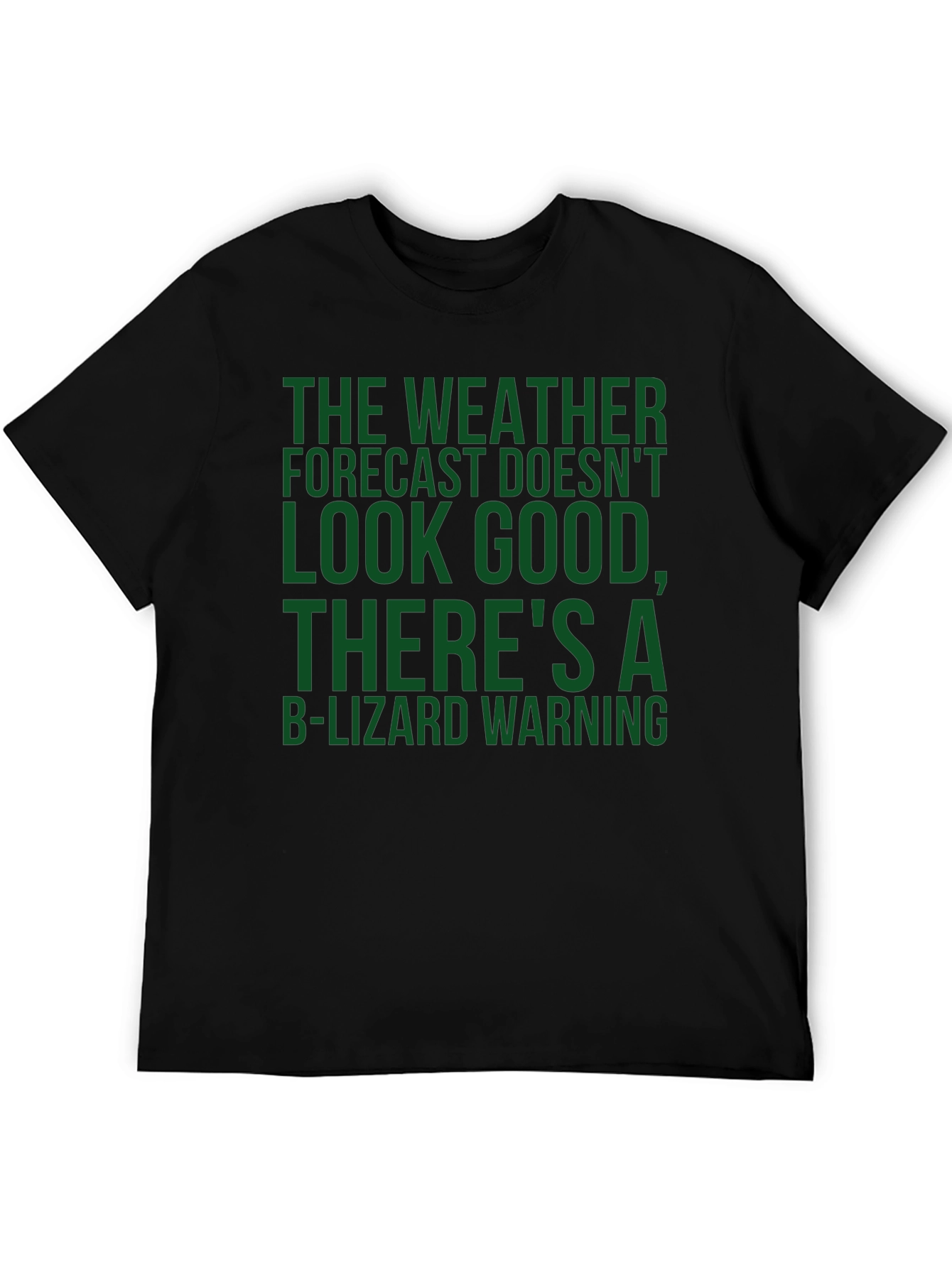 B-Lizard Warning Novelty T-Shirt