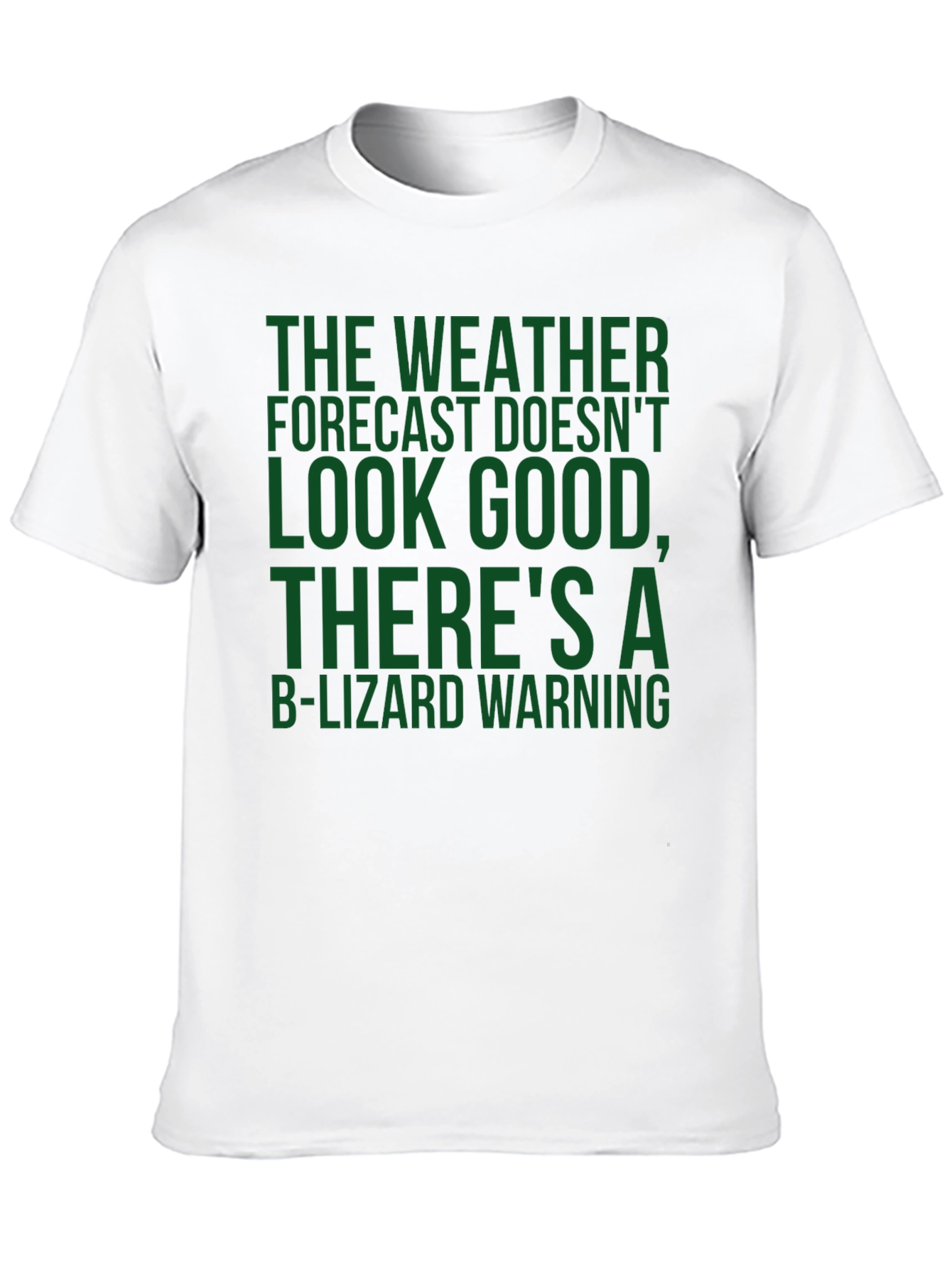 B-Lizard Warning Novelty T-Shirt