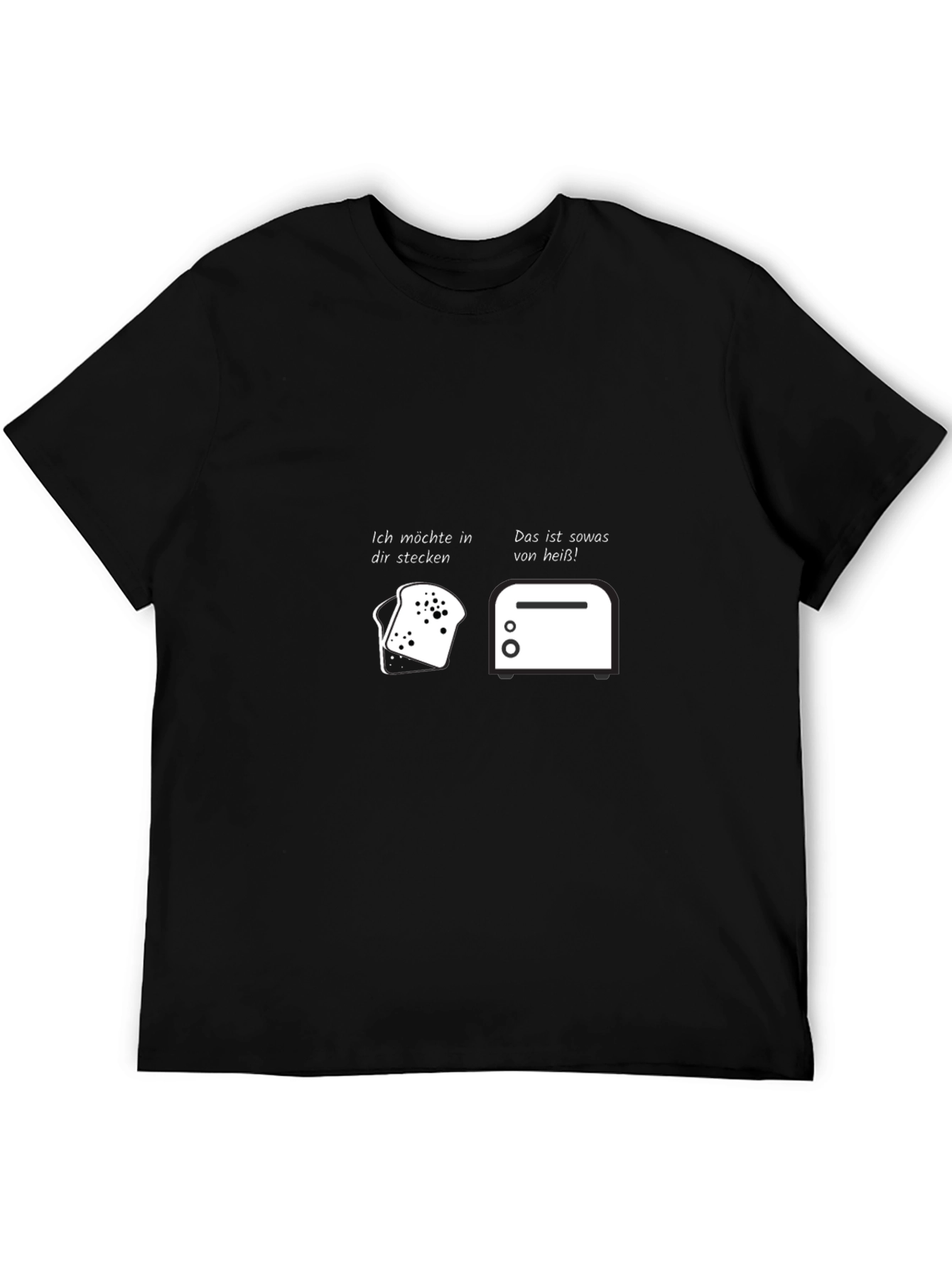 Humorous Toast and Toaster Graphic T-Shirt