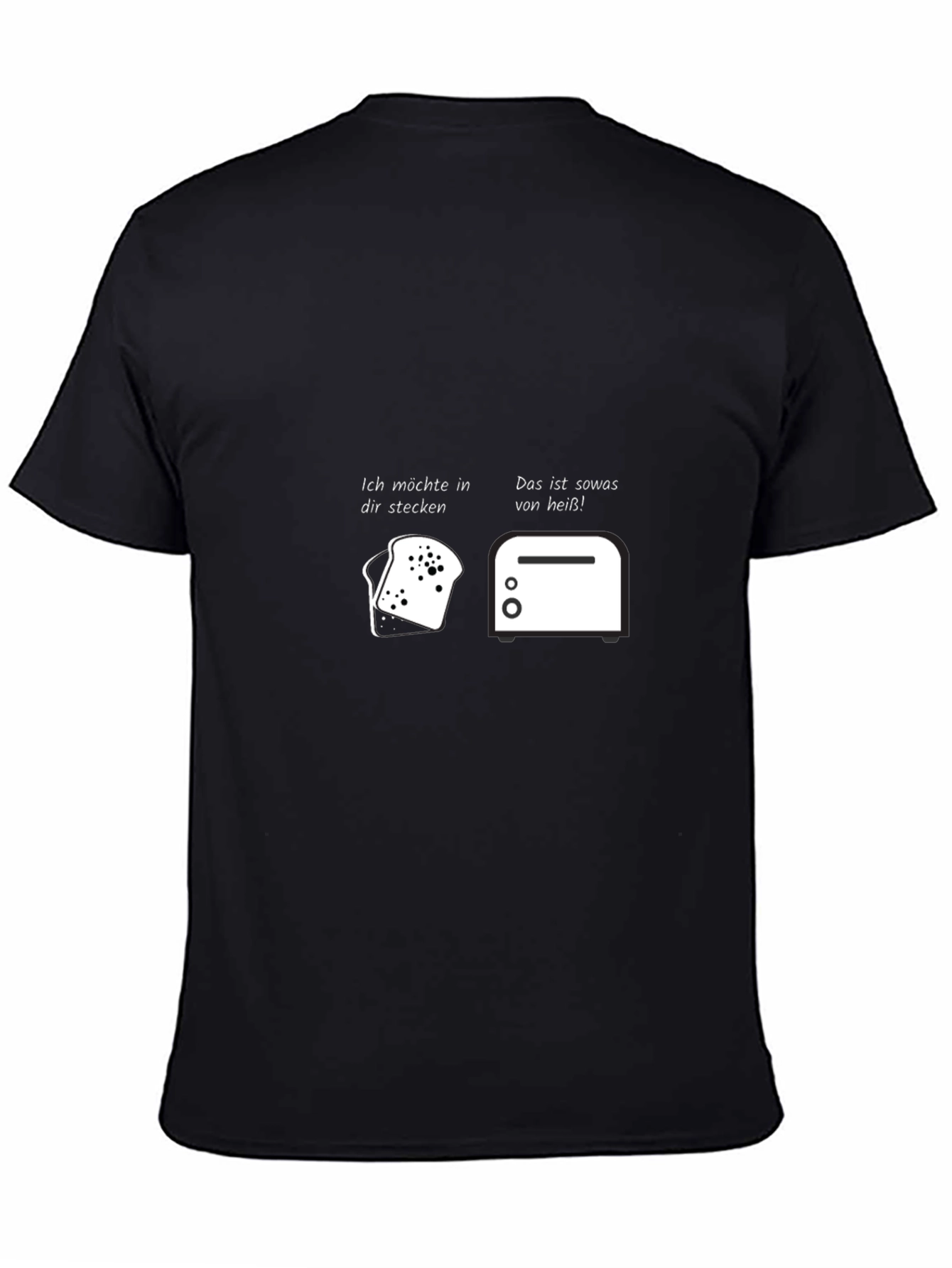 Humorous Toast and Toaster Graphic T-Shirt