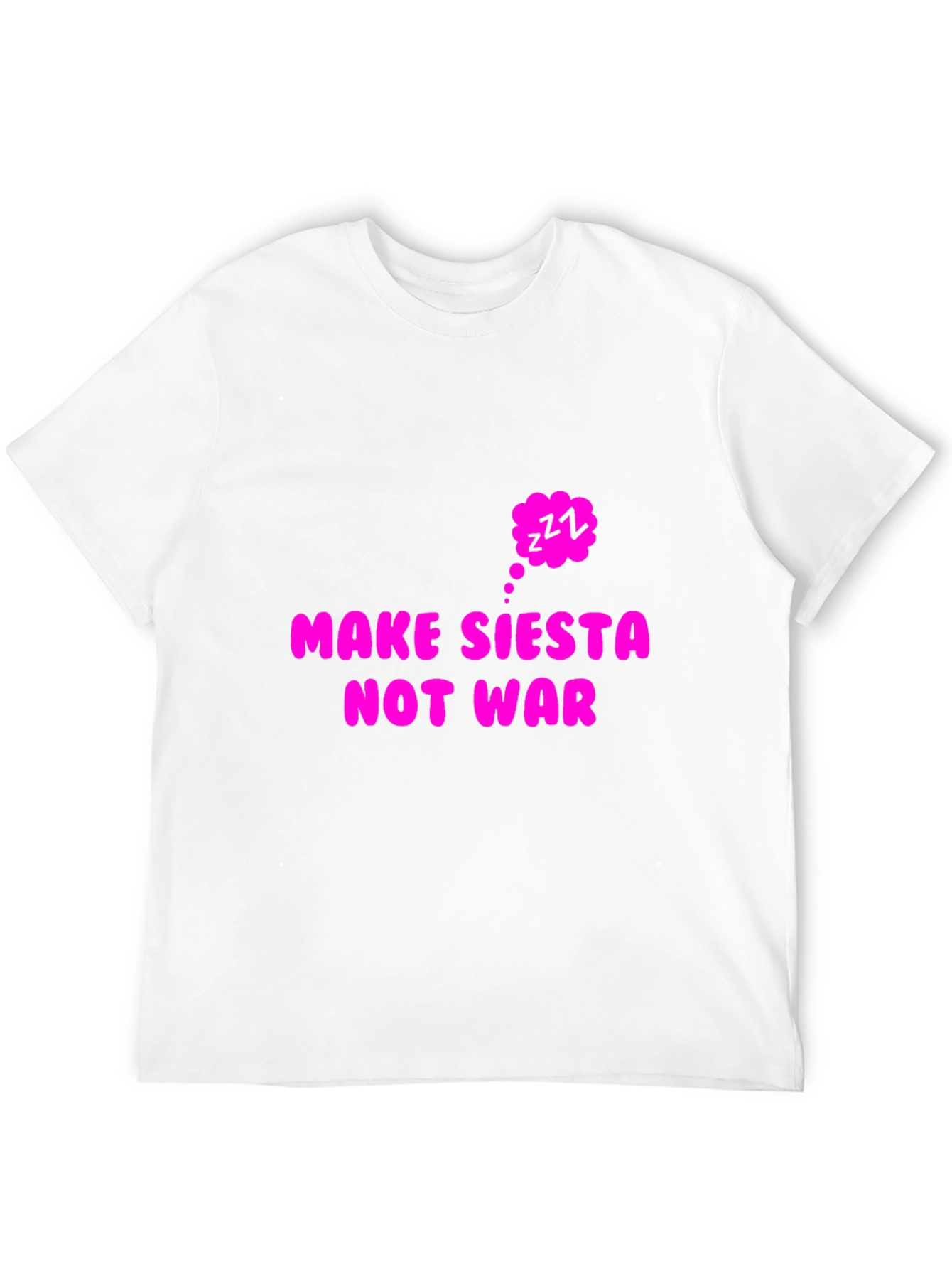 Make Siesta Not War Black T-Shirt