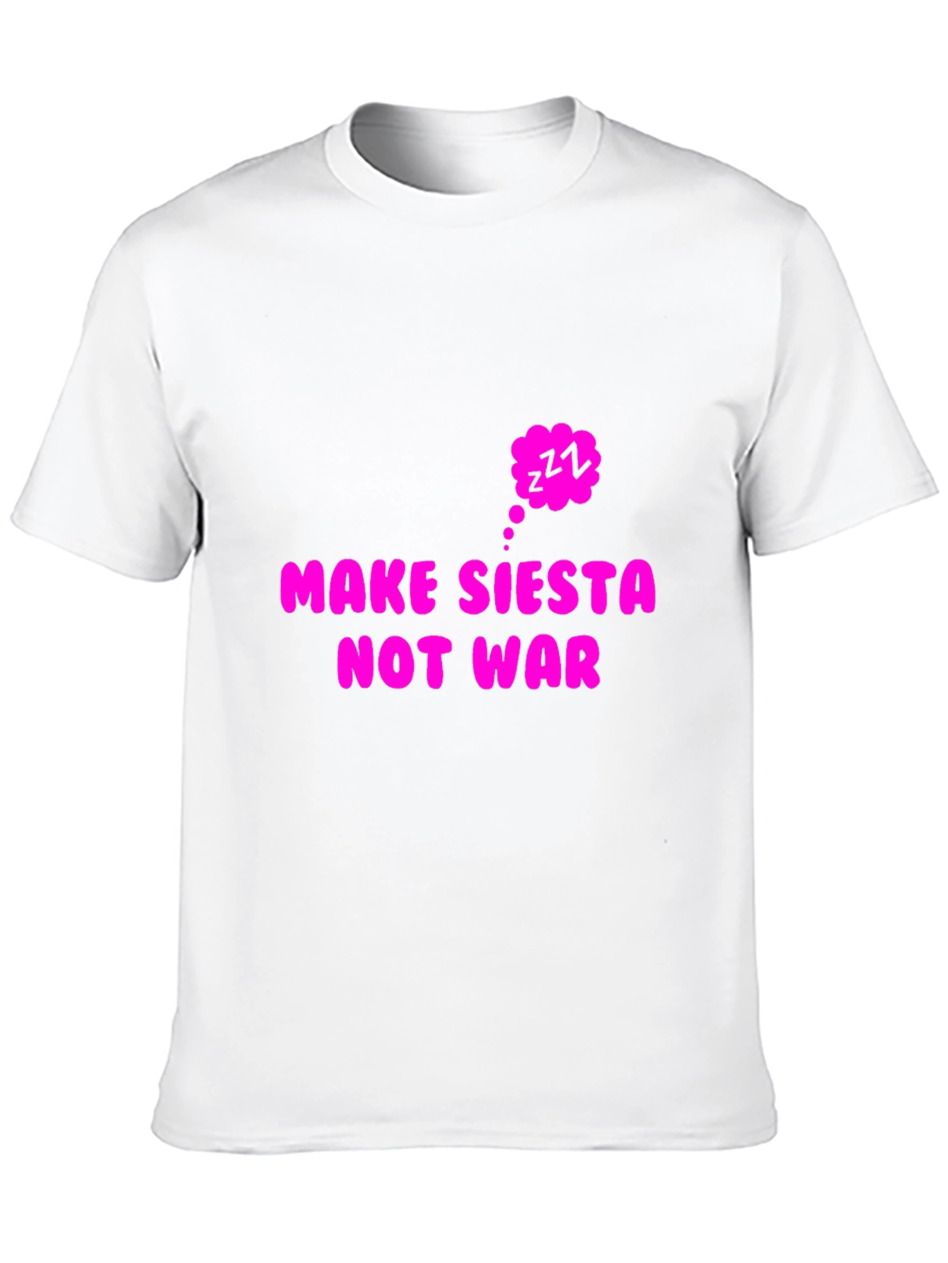 Make Siesta Not War Black T-Shirt