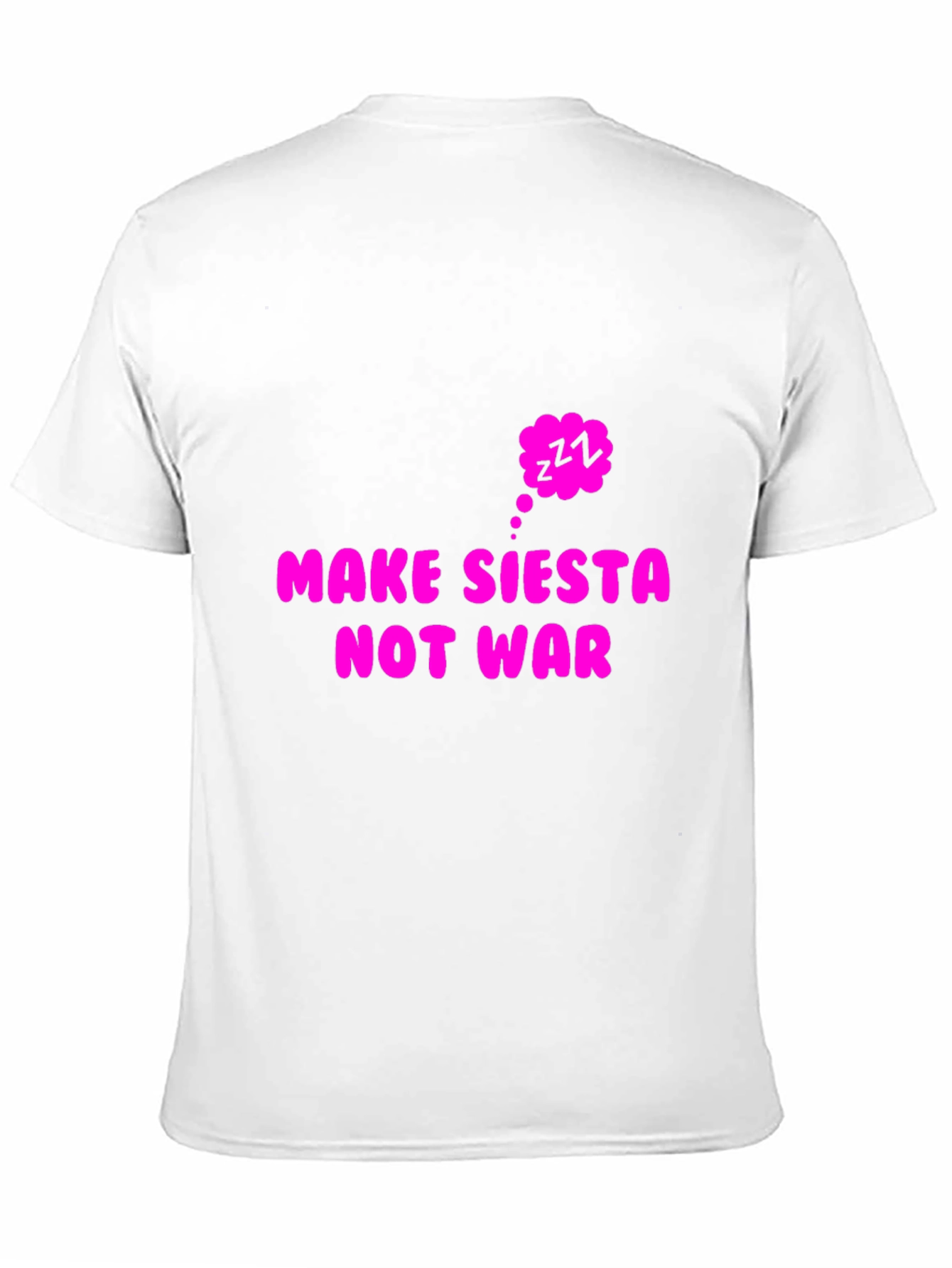 Make Siesta Not War Black T-Shirt