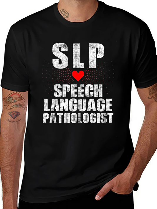 SLP Speech Language Pathologist Graphic Tee Shirt