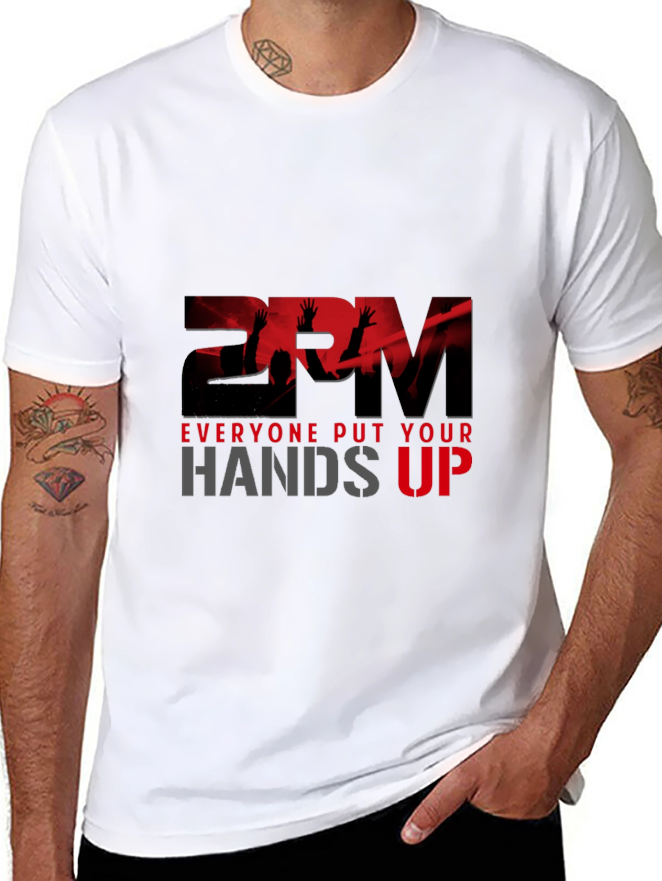 2PM Everyone Put Your Hands Up Black T-Shirt