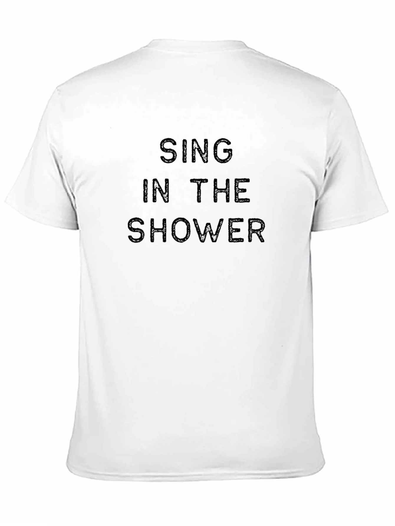 Sing in the Shower Black T-Shirt