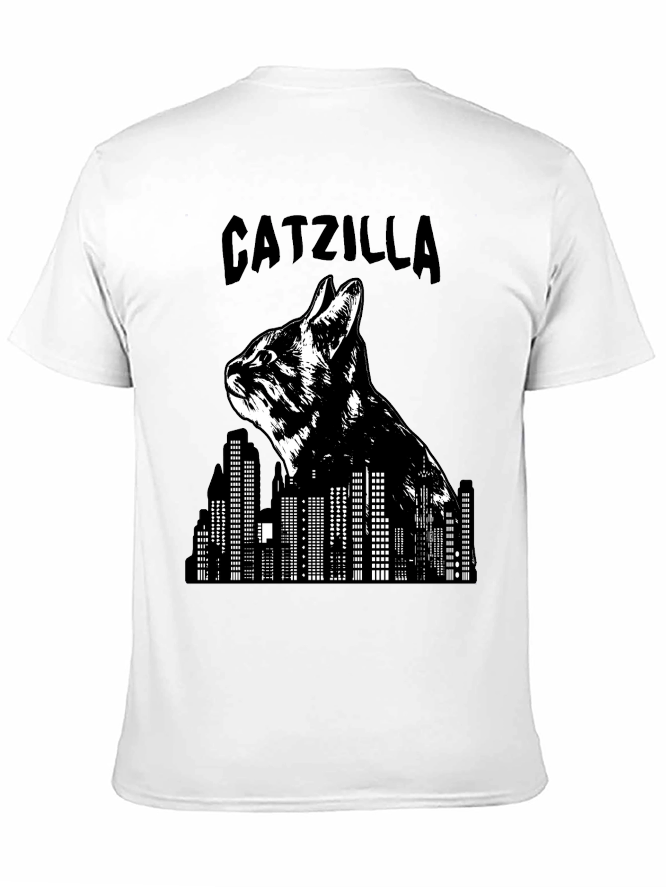 Catzilla T-Shirt - Funny Cat Godzilla Graphic Tee