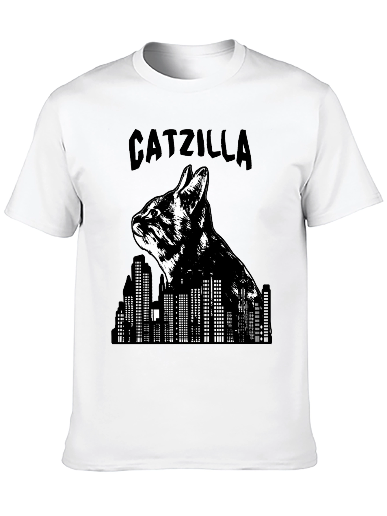 Catzilla T-Shirt - Funny Cat Godzilla Graphic Tee