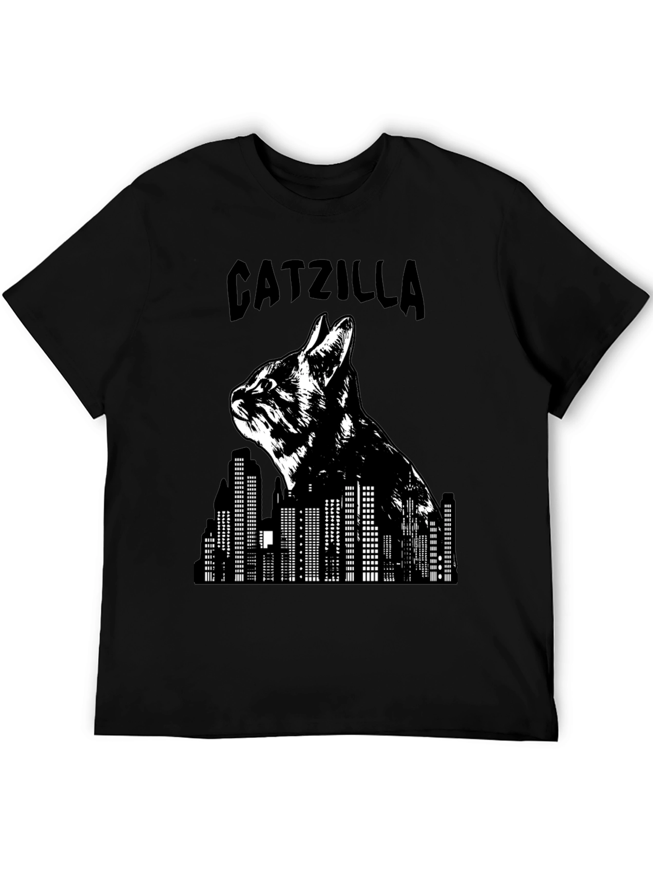 Catzilla T-Shirt - Funny Cat Godzilla Graphic Tee