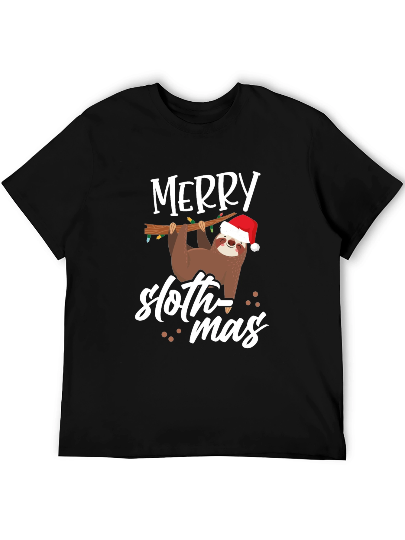 Merry Sloth-mas Graphic T-Shirt