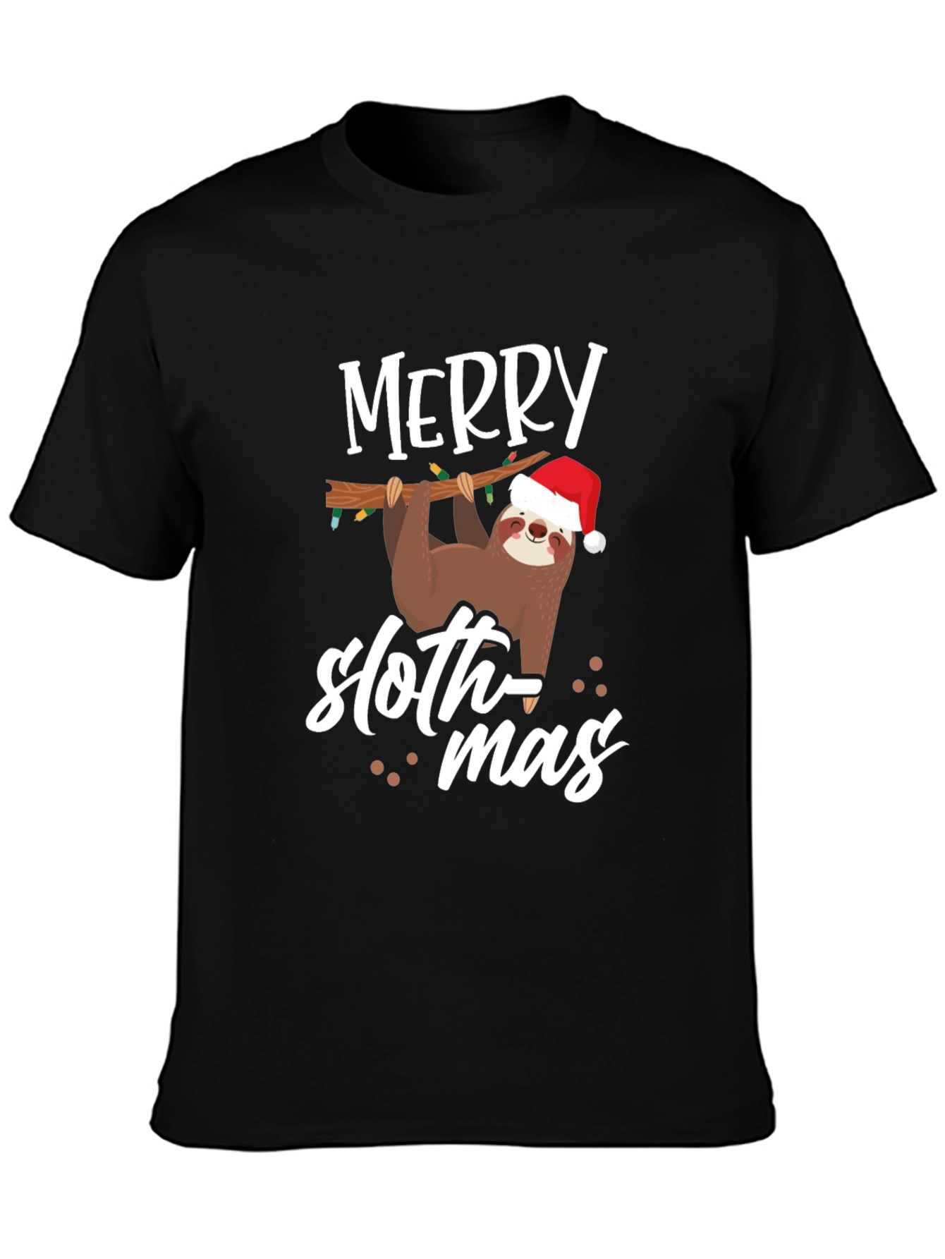 Merry Sloth-mas Graphic T-Shirt