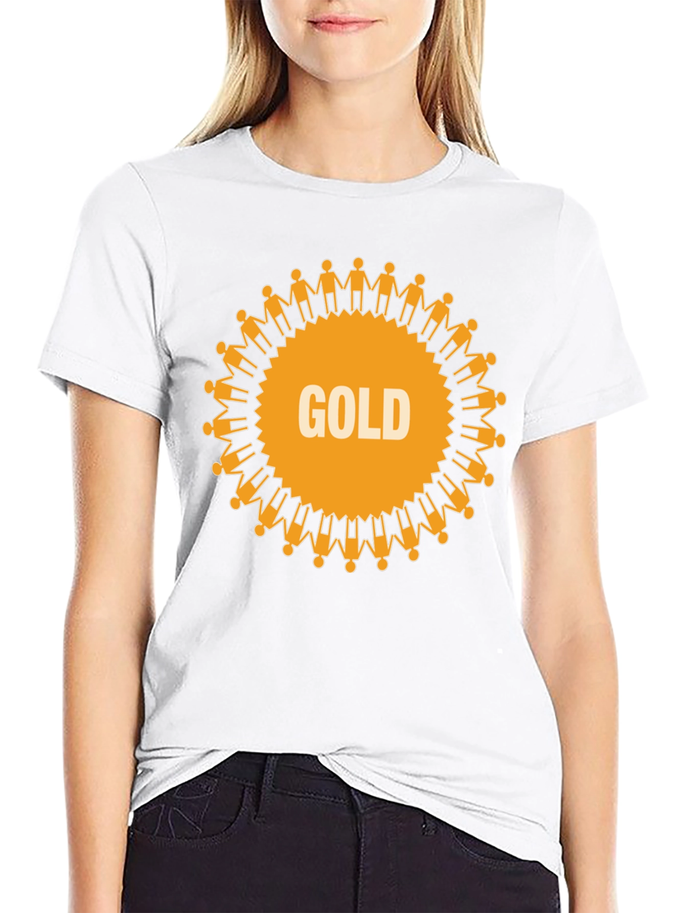 Unity Gold Graphic Tee - Black