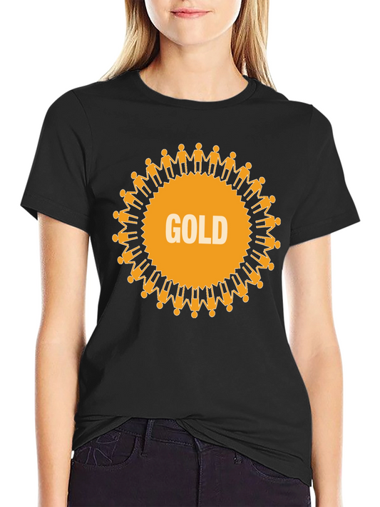 Unity Gold Graphic Tee - Black