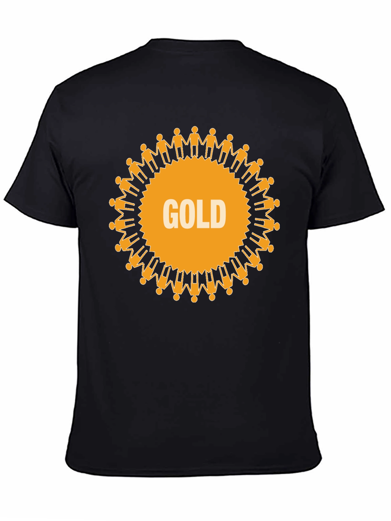 Unity Gold Graphic Tee - Black