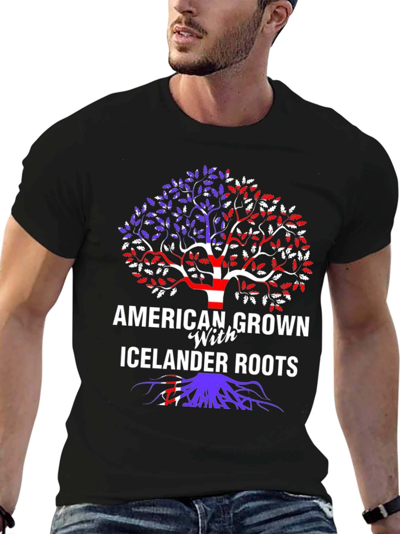 American Grown with Islander Roots T-Shirt