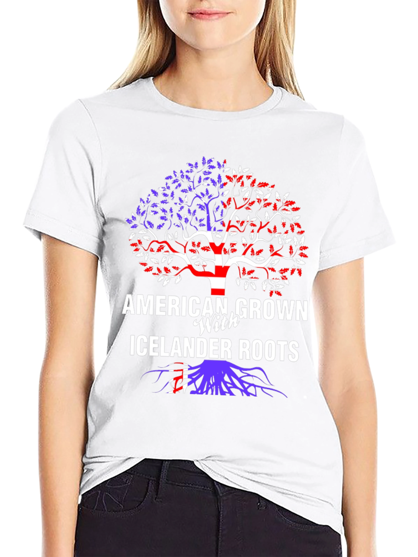 American Grown with Islander Roots T-Shirt