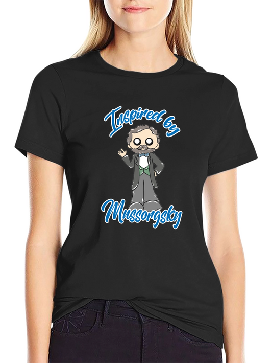 Inspired by Mussorgsky Black T-Shirt