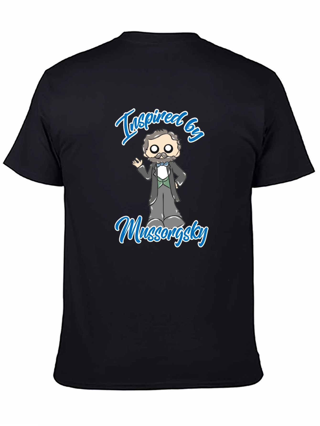 Inspired by Mussorgsky Black T-Shirt