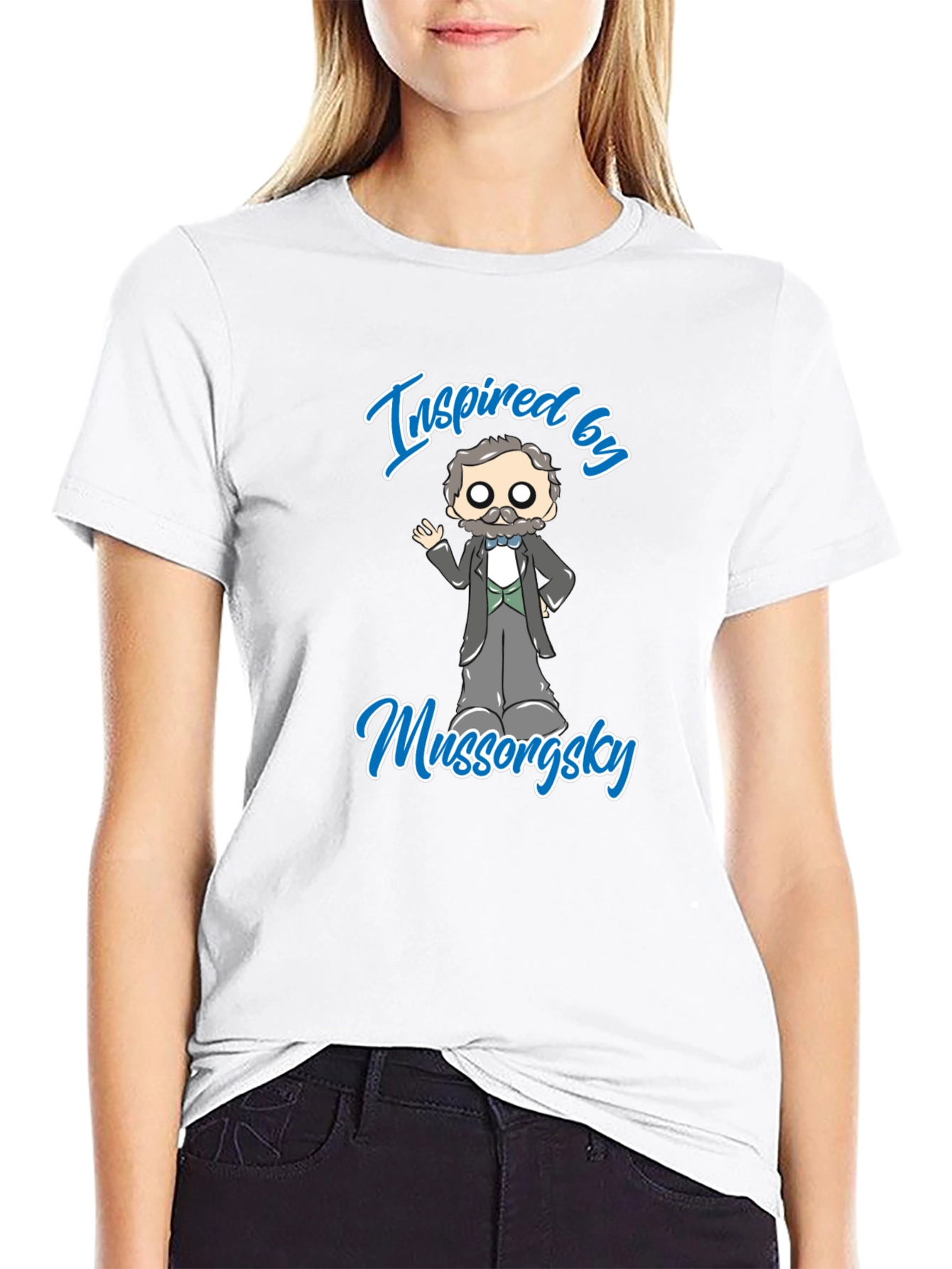 Inspired by Mussorgsky Black T-Shirt