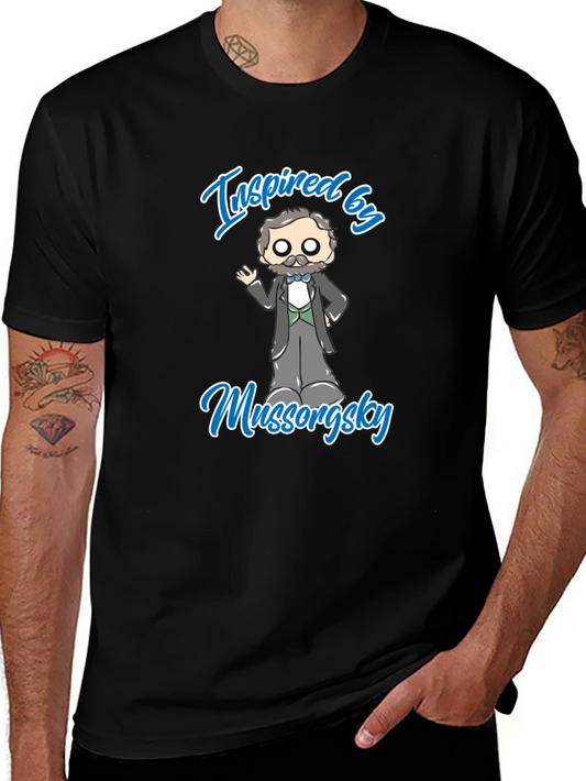 Inspired by Mussorgsky Black T-Shirt