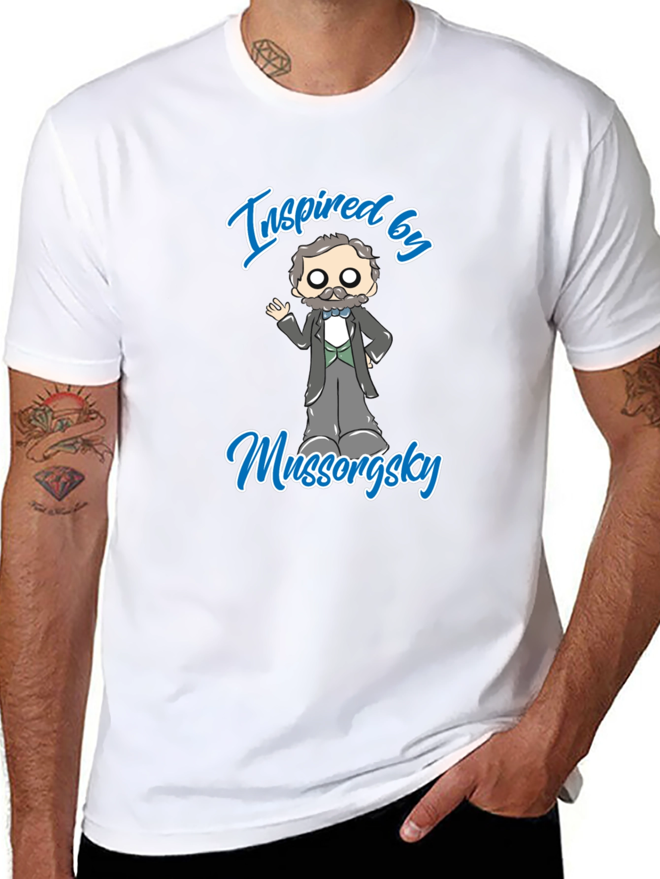 Inspired by Mussorgsky Black T-Shirt