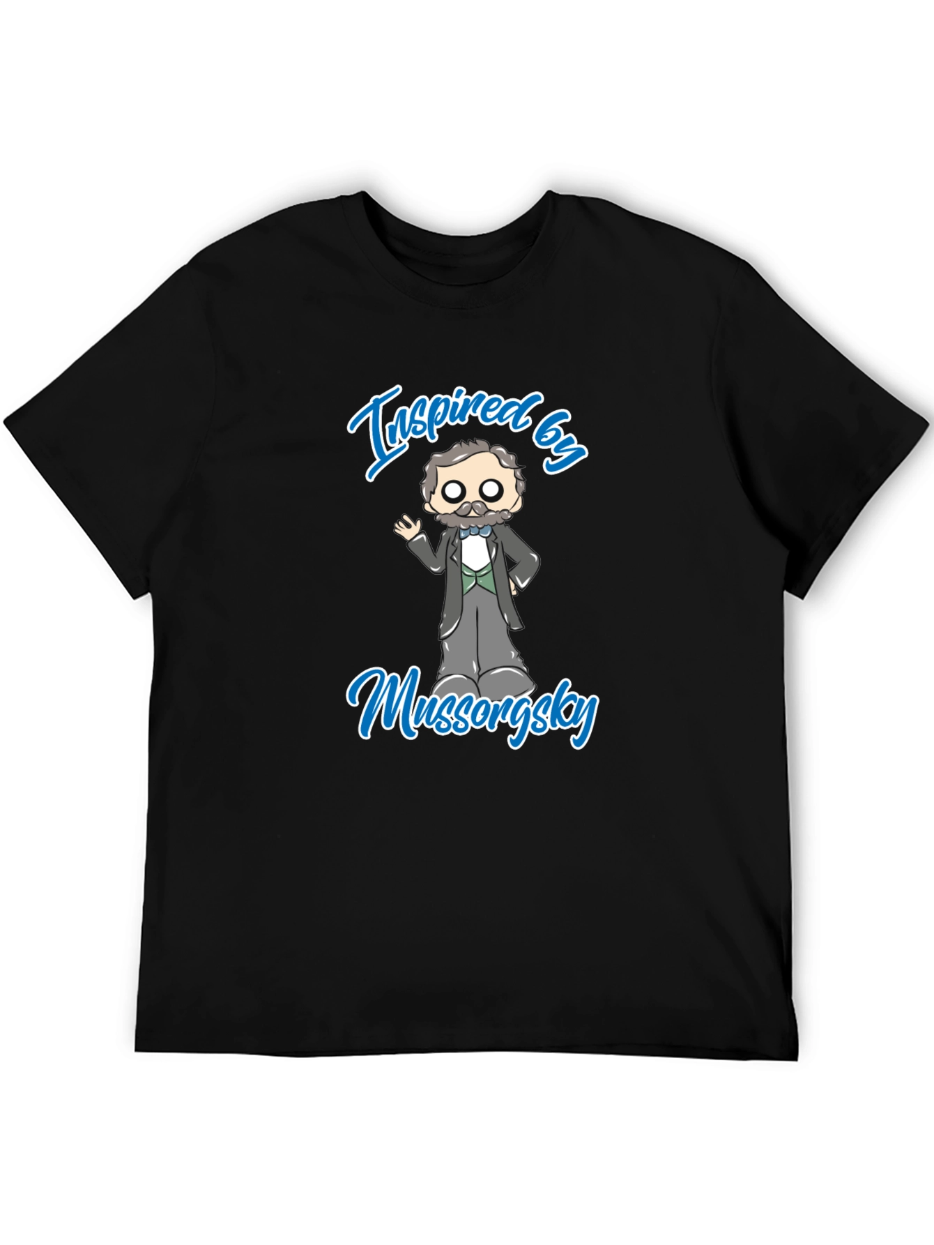 Inspired by Mussorgsky Black T-Shirt